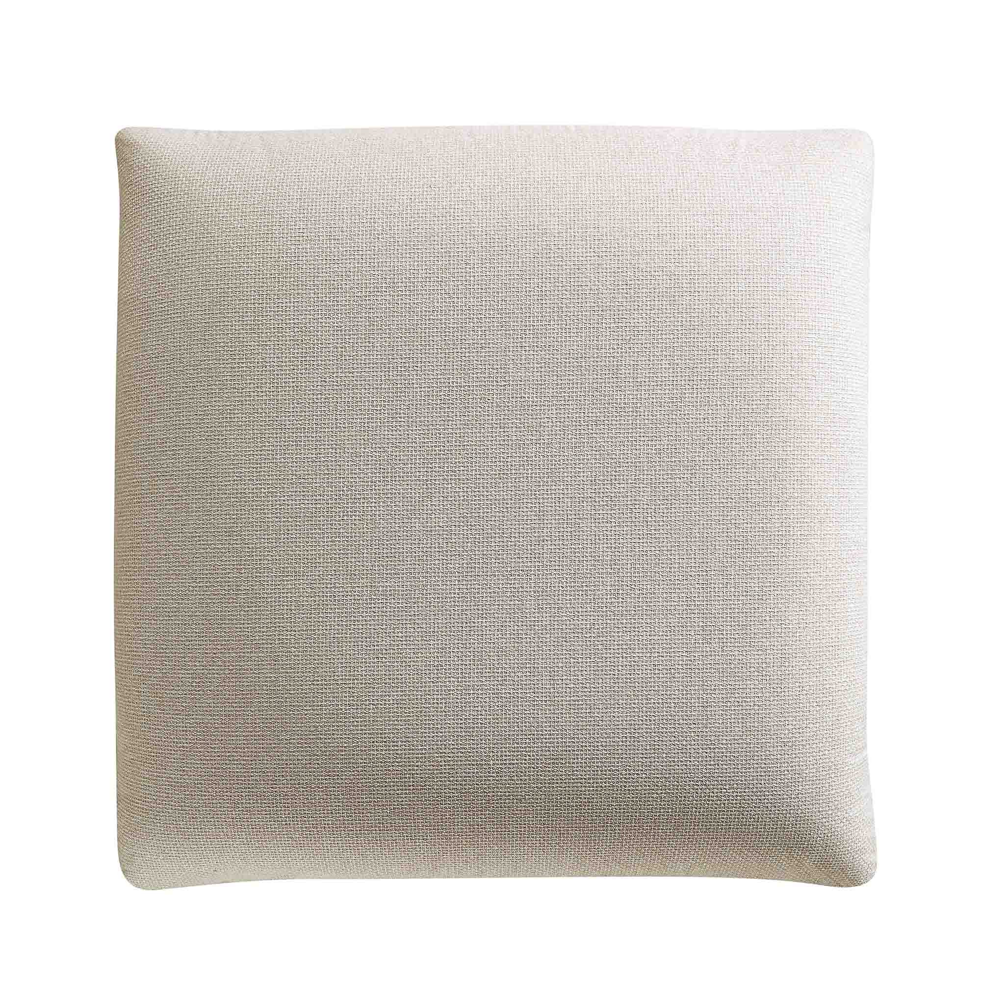 Gianni Pouffe, Beige Woven Fabric - Image 7