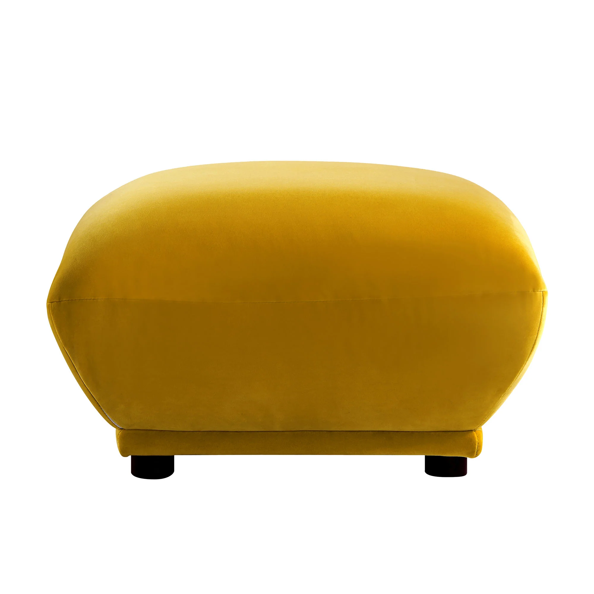 Gianni Pouffe, Goldenrod Velvet - Image 5