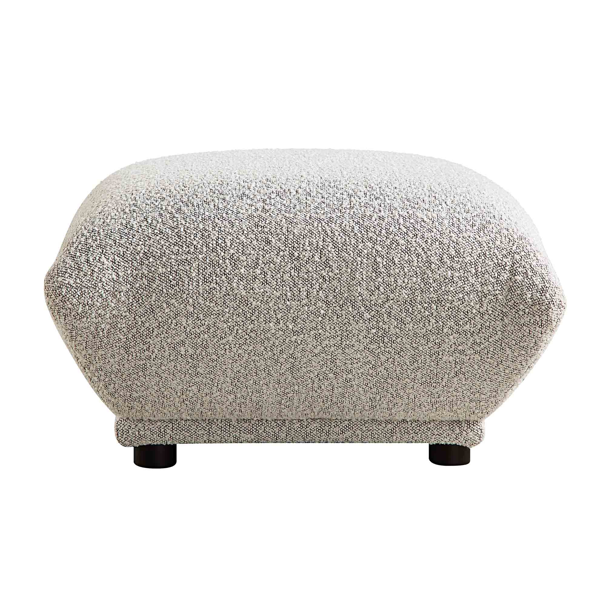 Gianni Pouffe, Mist Grey Boucle - Image 5