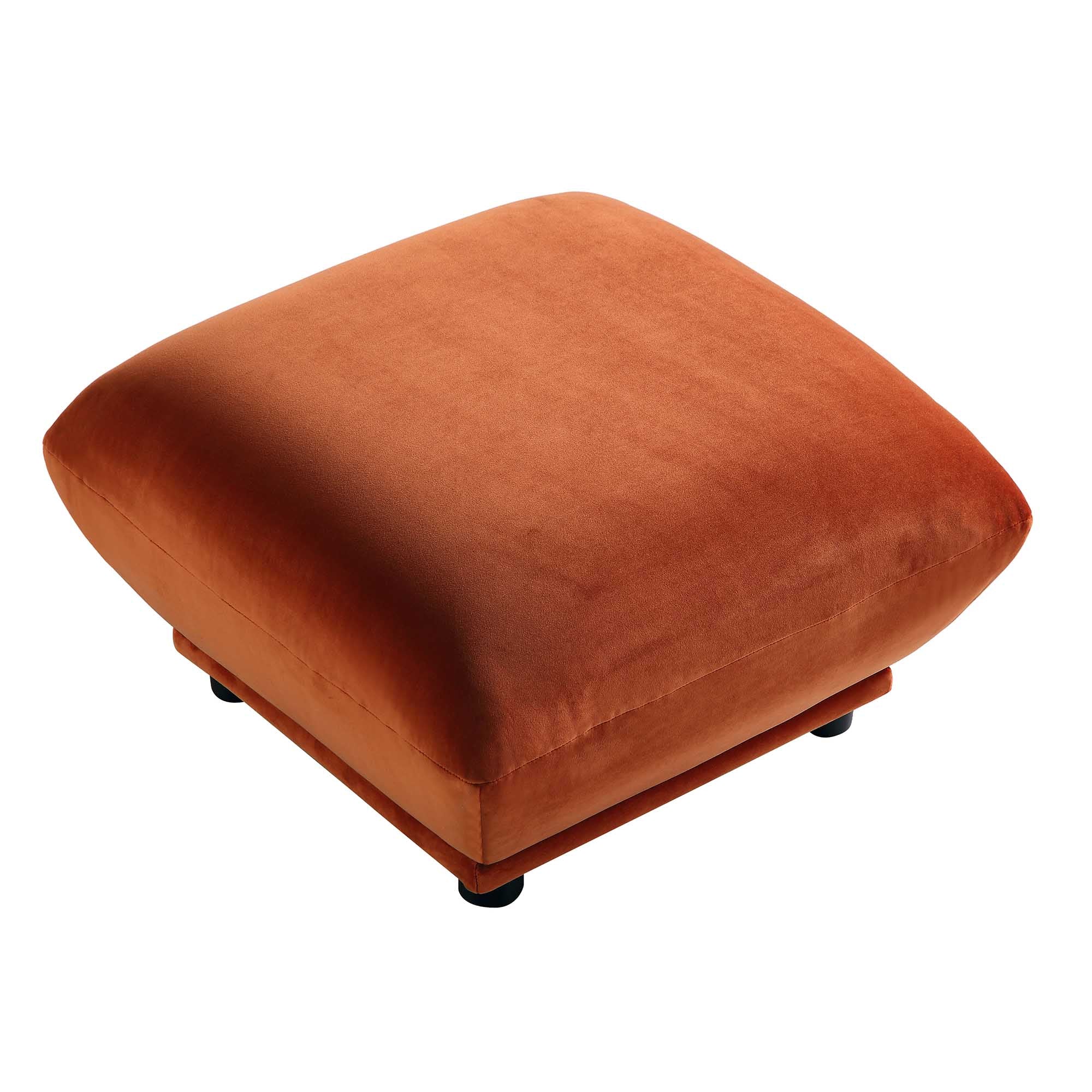 Gianni Pouffe, Rust Velvet - Image 6