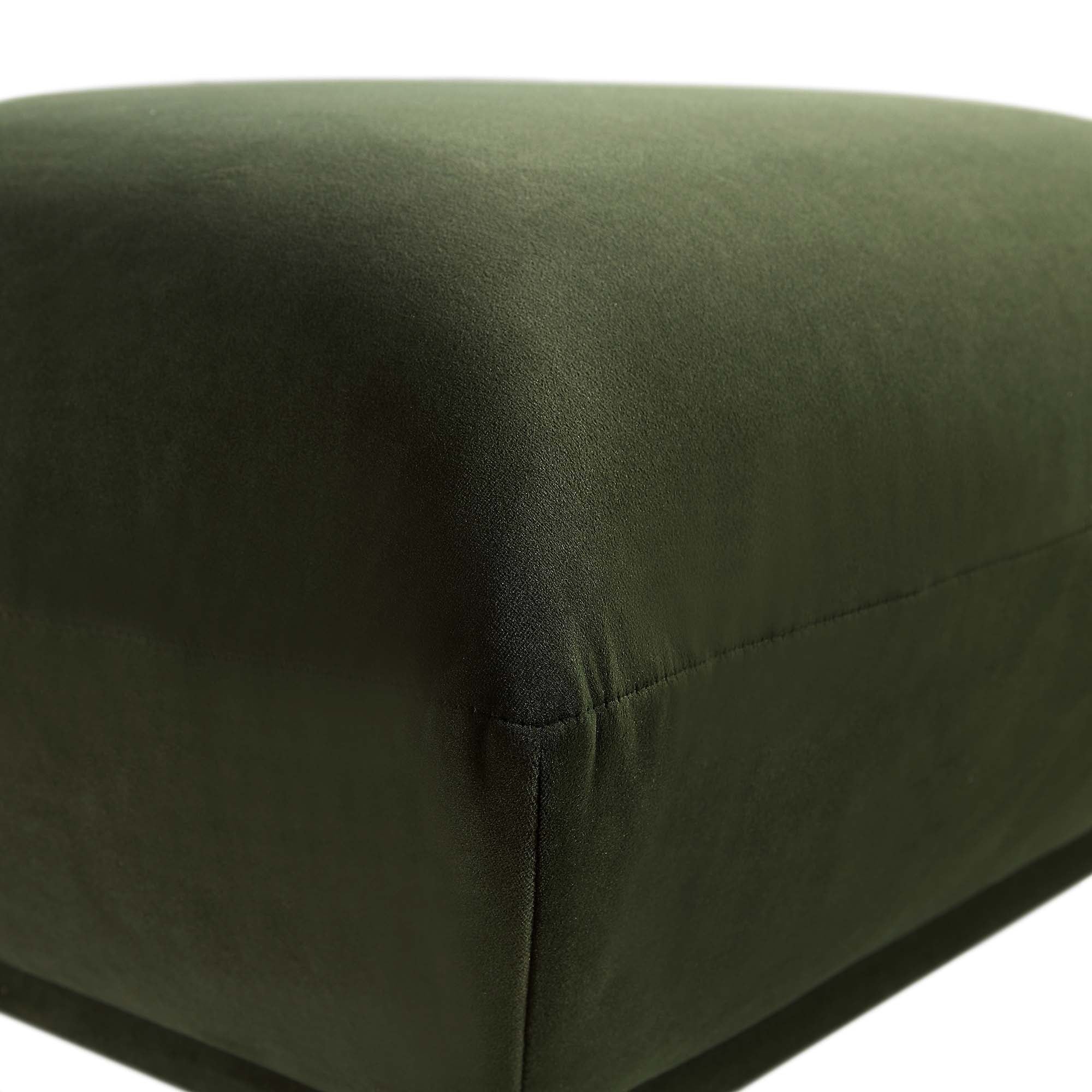 Gianni Pouffe, Moss Green Velvet - Image 8