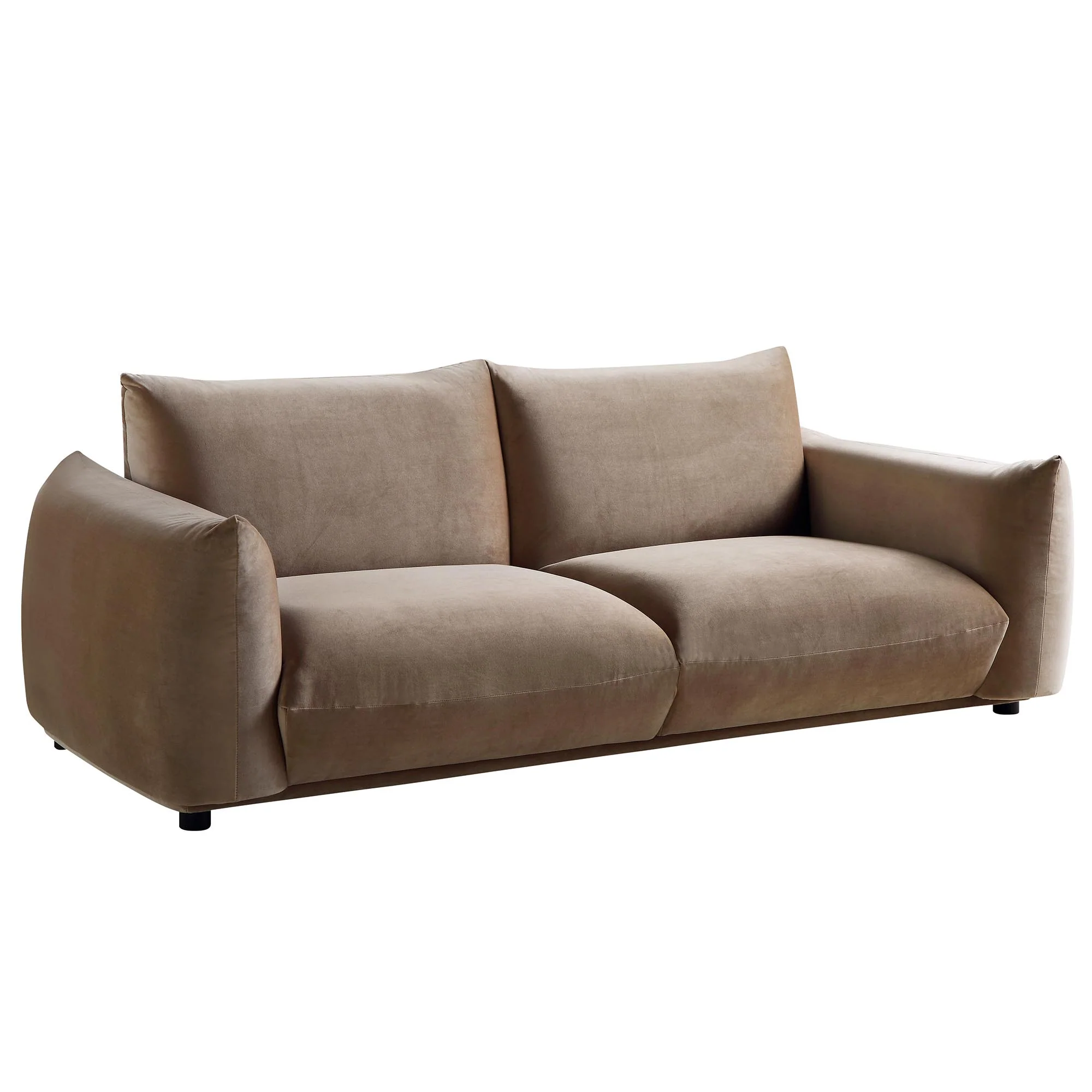 Gianni Three Seater Sofa, Mink Velvet - Image 5