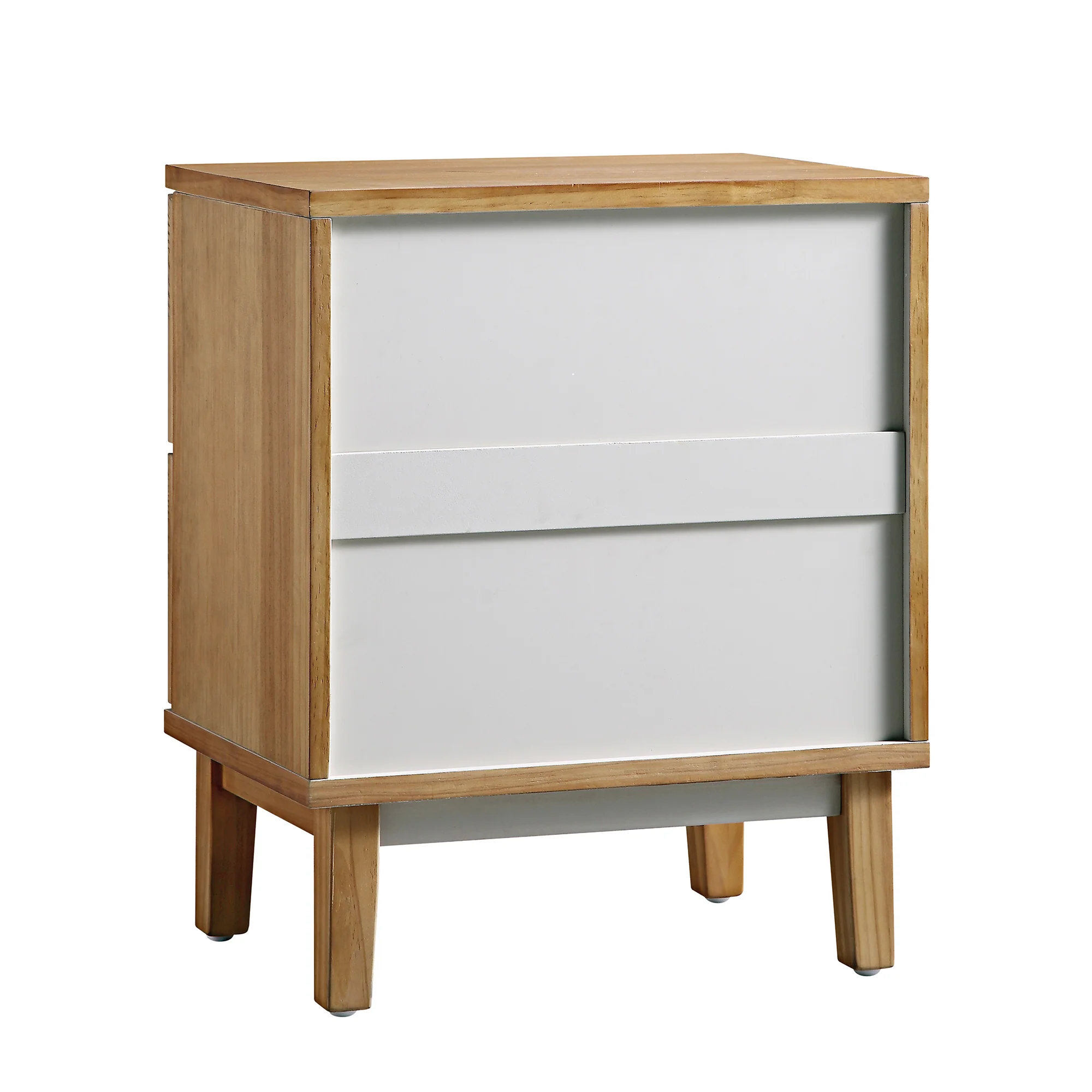 Gibbs 2-Drawer Bedside Table, Natural - Image 10