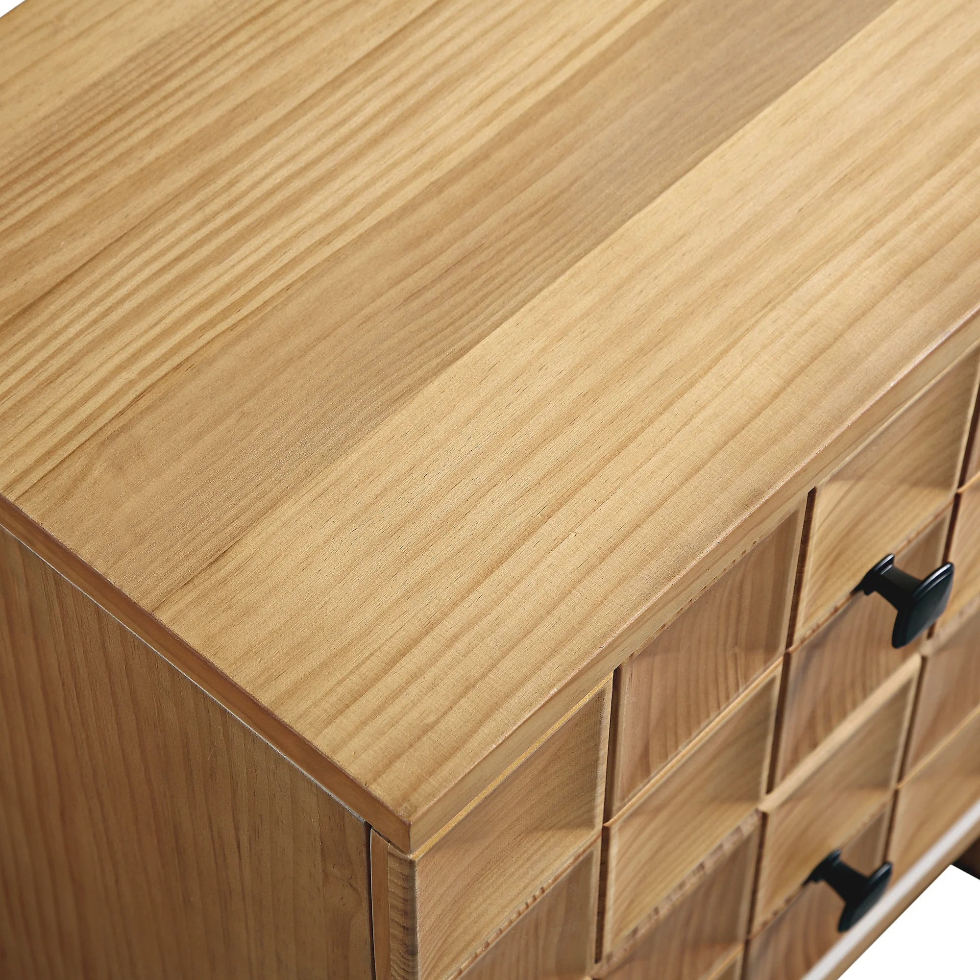 Gibbs 2-Drawer Bedside Table, Natural - Image 11