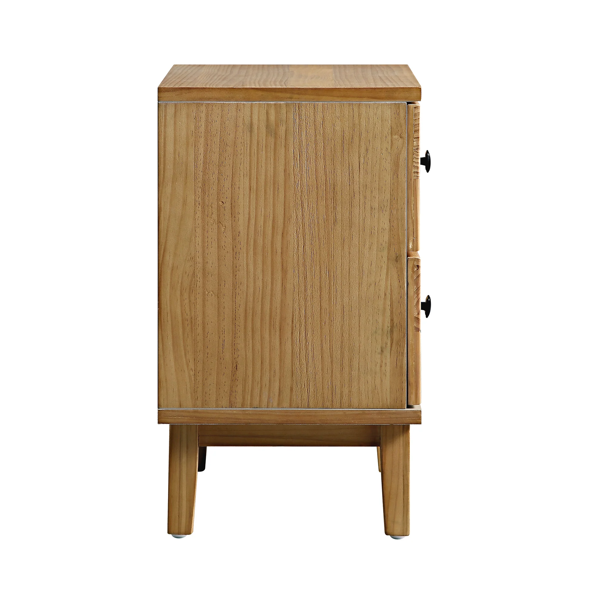 Gibbs 2-Drawer Bedside Table, Natural - Image 9