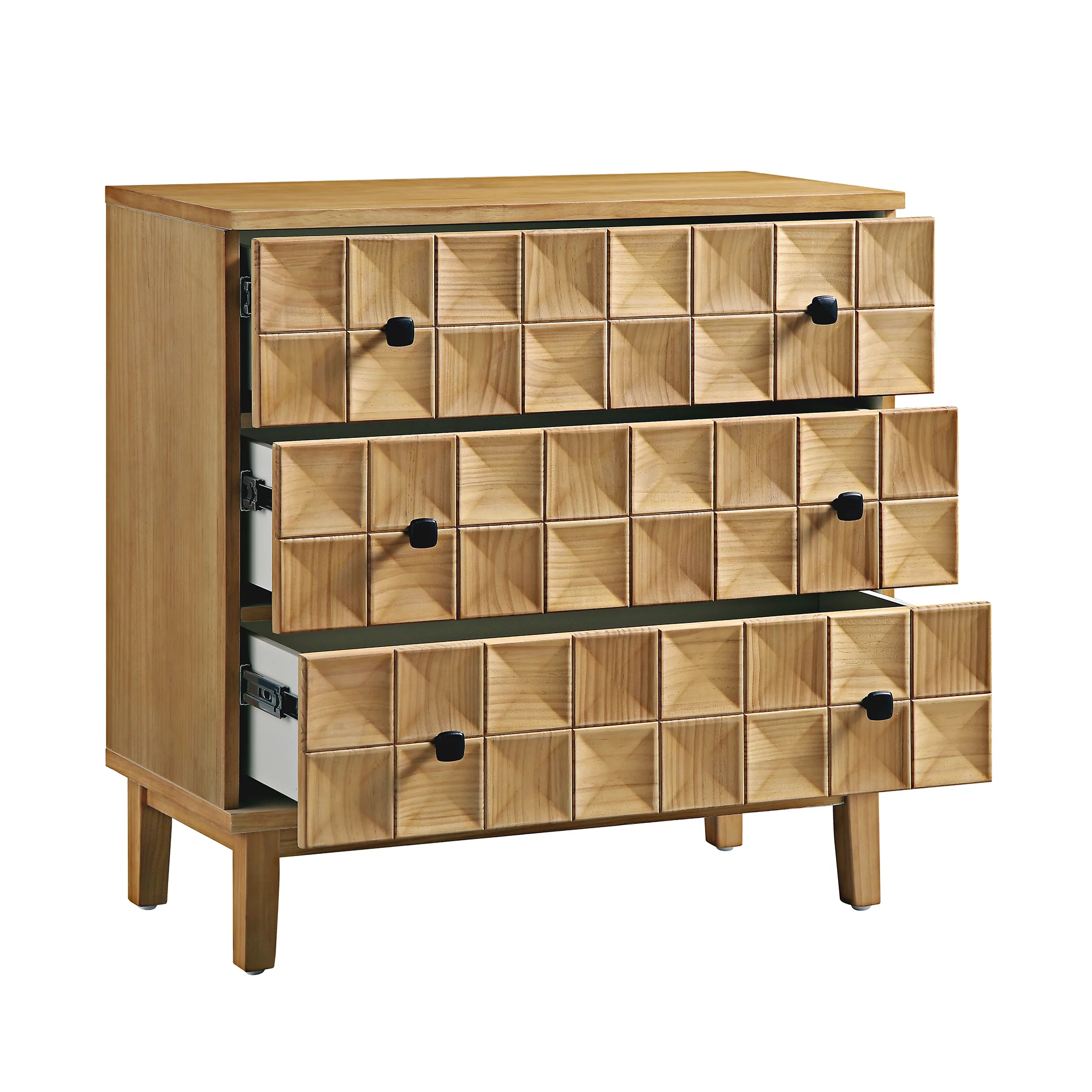 Gibbs Chest of 3 Drawers, Natural - Image 7