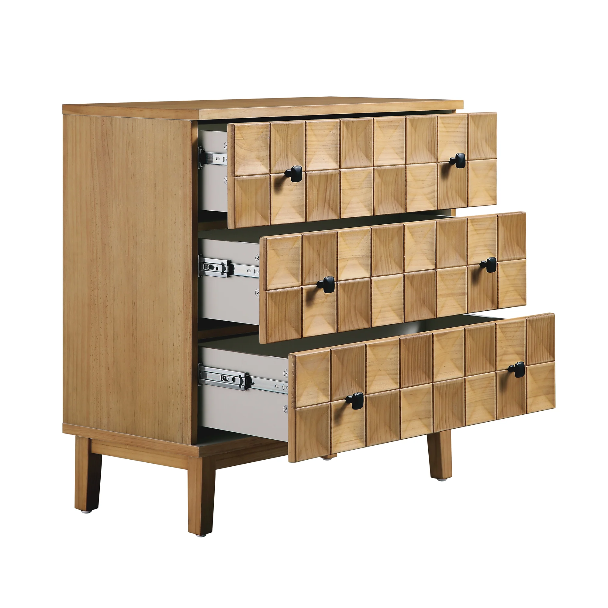 Gibbs Chest of 3 Drawers, Natural - Image 8