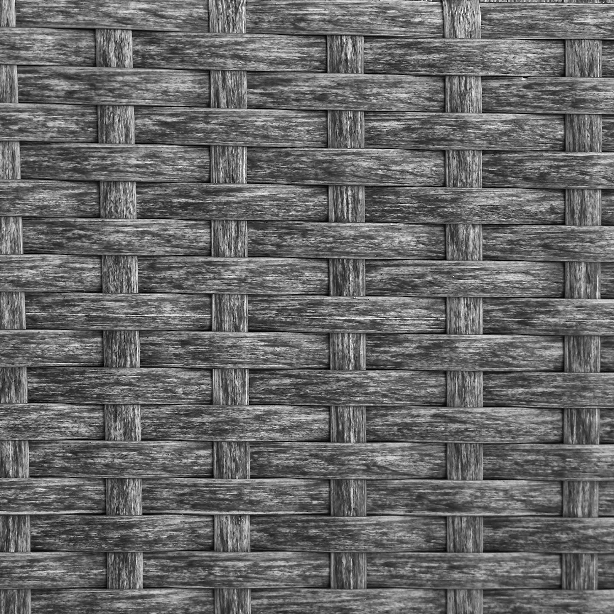 Granchester 120cm Rattan Storage Box, Grey - Image 10