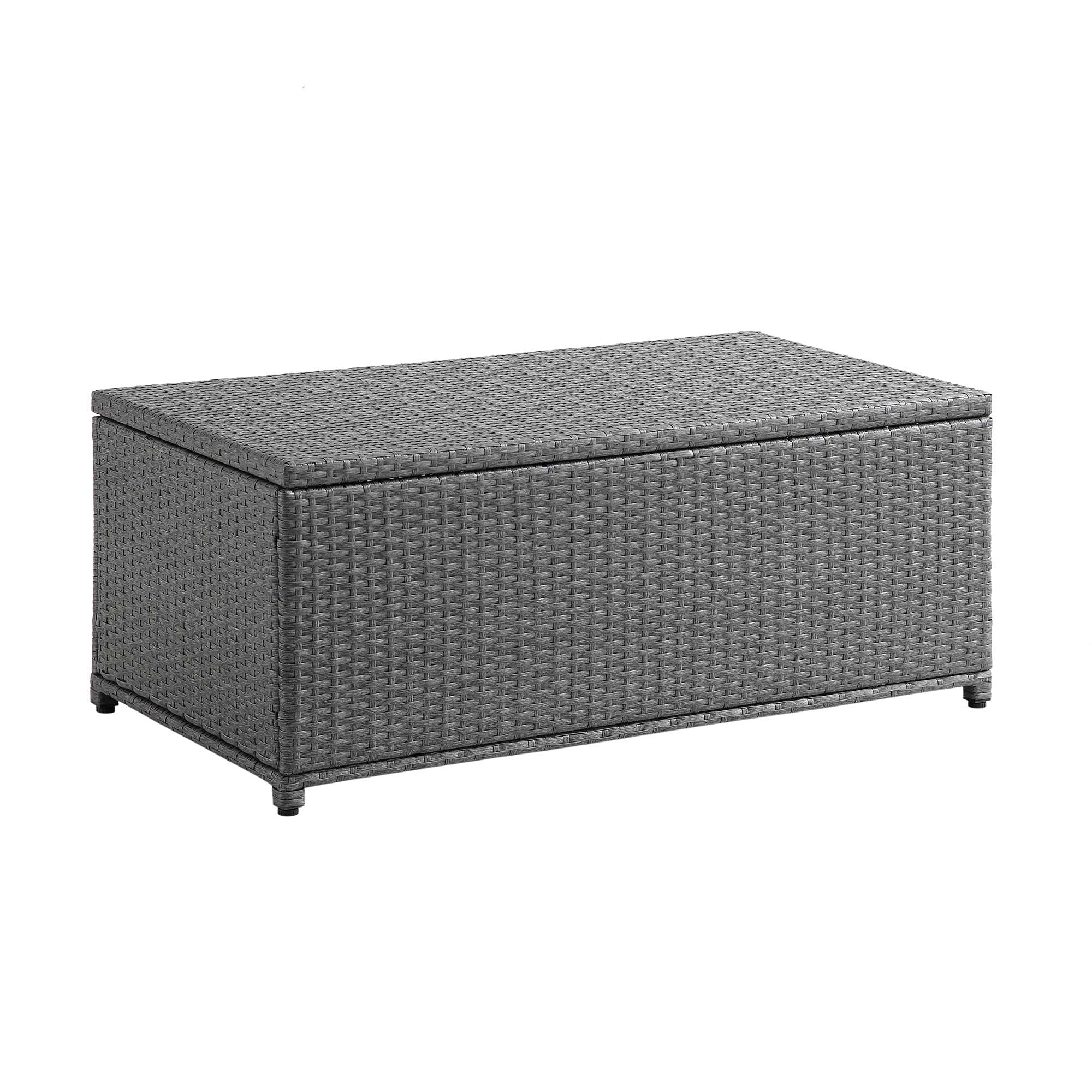 Granchester 120cm Rattan Storage Box, Grey - Image 7