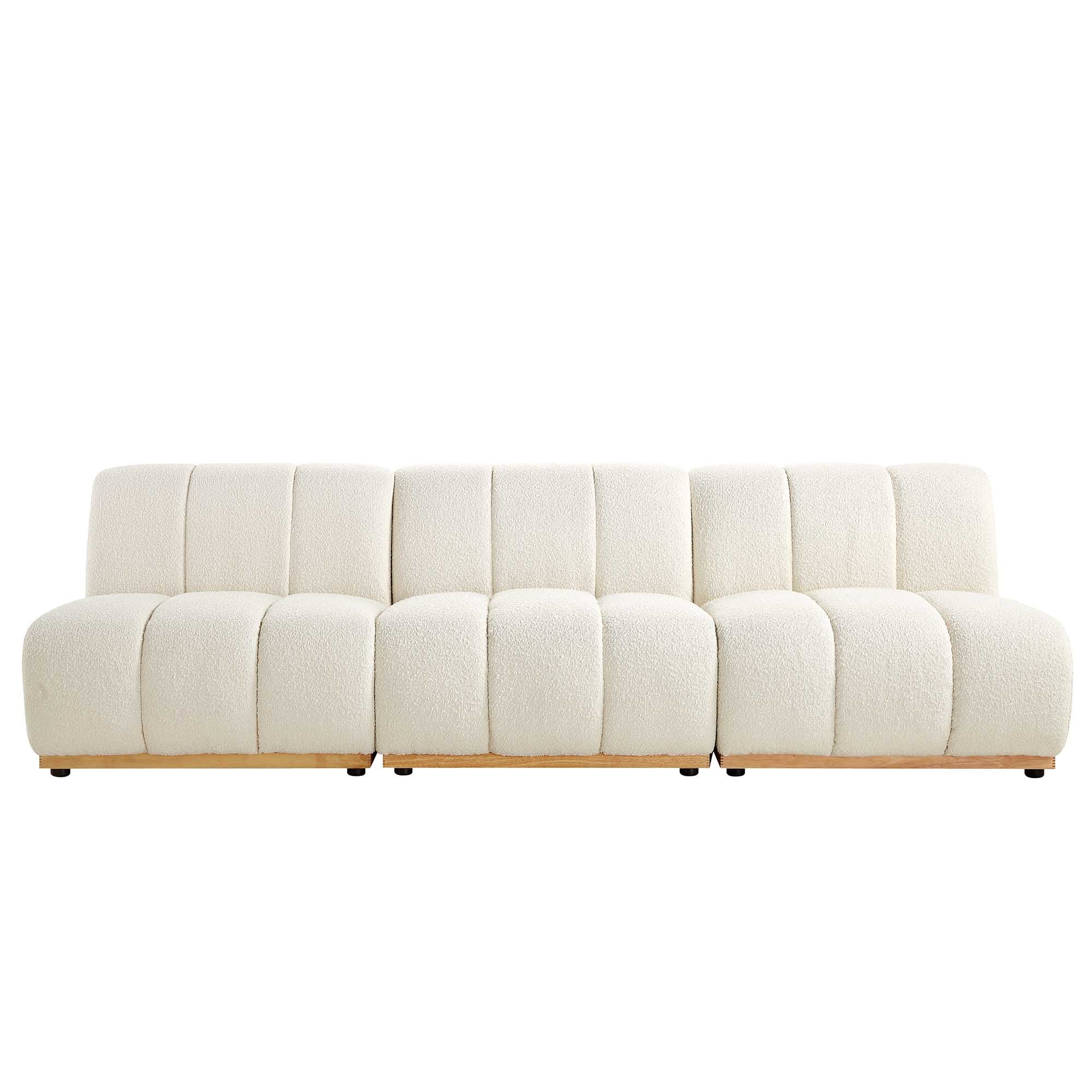 Granvia Ecru Boucle Modular Sofa, 3-Seater Sofa - Image 5