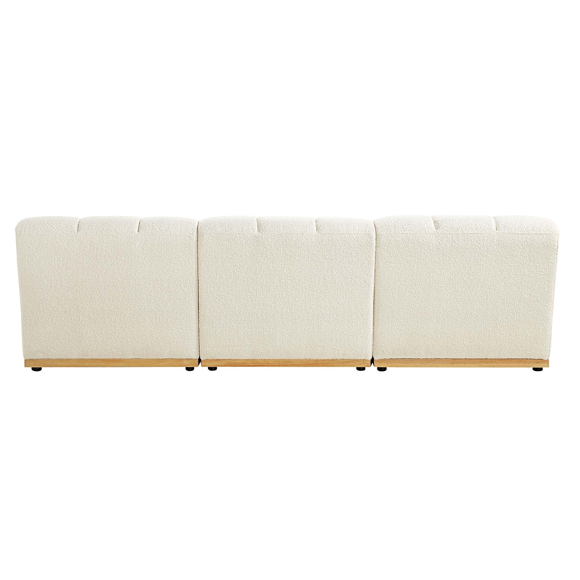 Granvia Ecru Boucle Modular Sofa, 3-Seater Sofa - Image 9