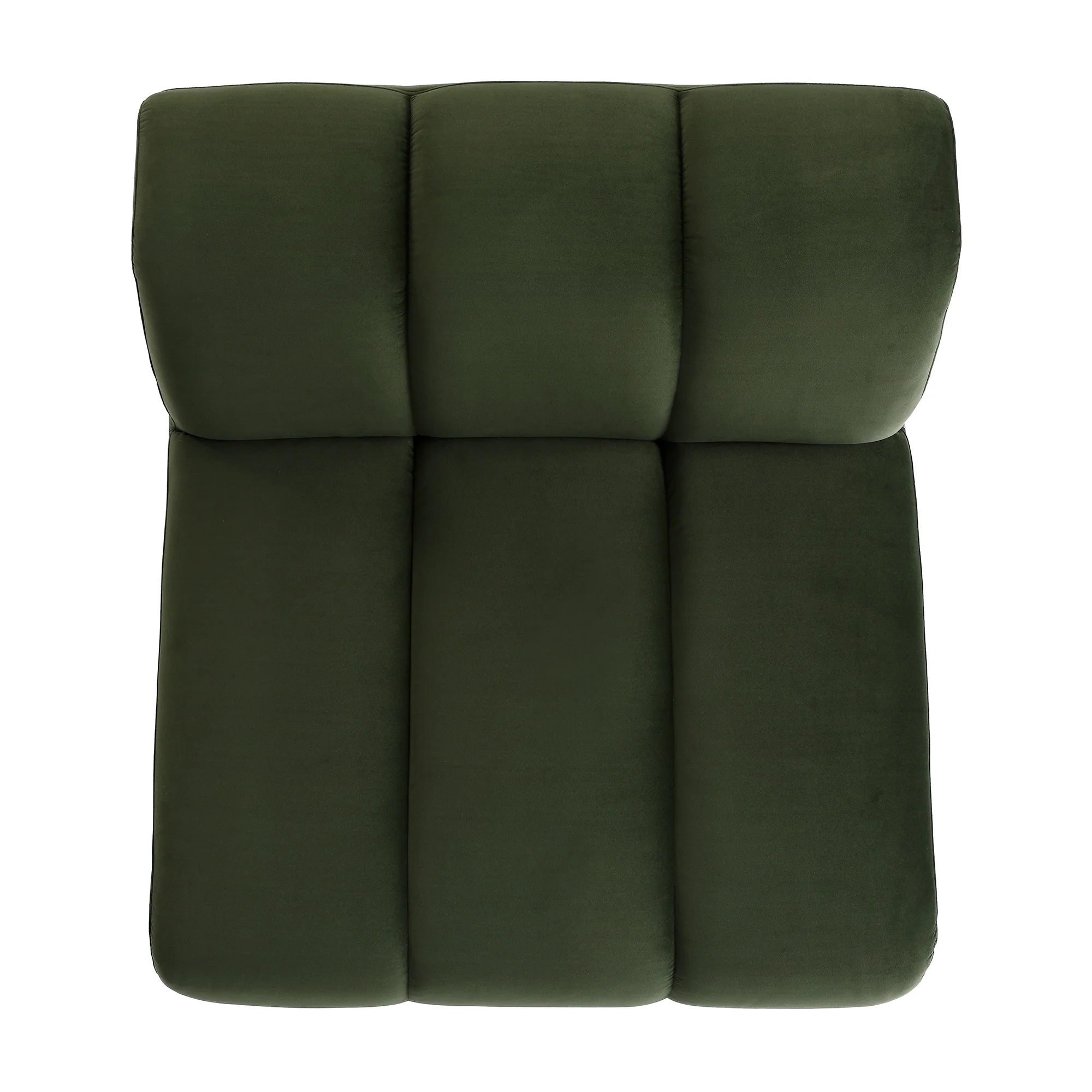 Granvia Moss Green Modular Sofa, 1-Seater Armless Sofa - Image 7