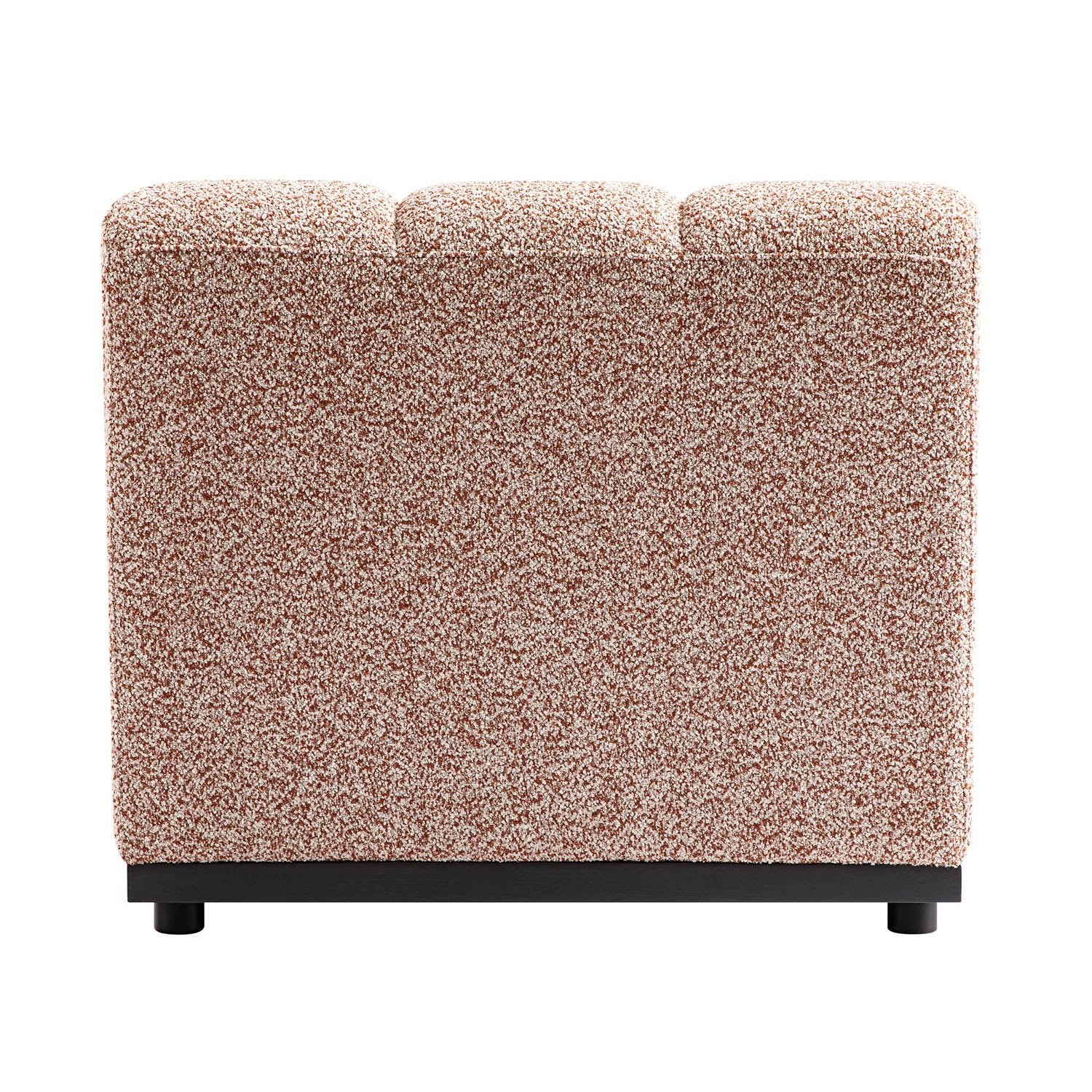 Granvia Musk Blush Boucle Modular Sofa, 1-Seater Armless Sofa - Image 12