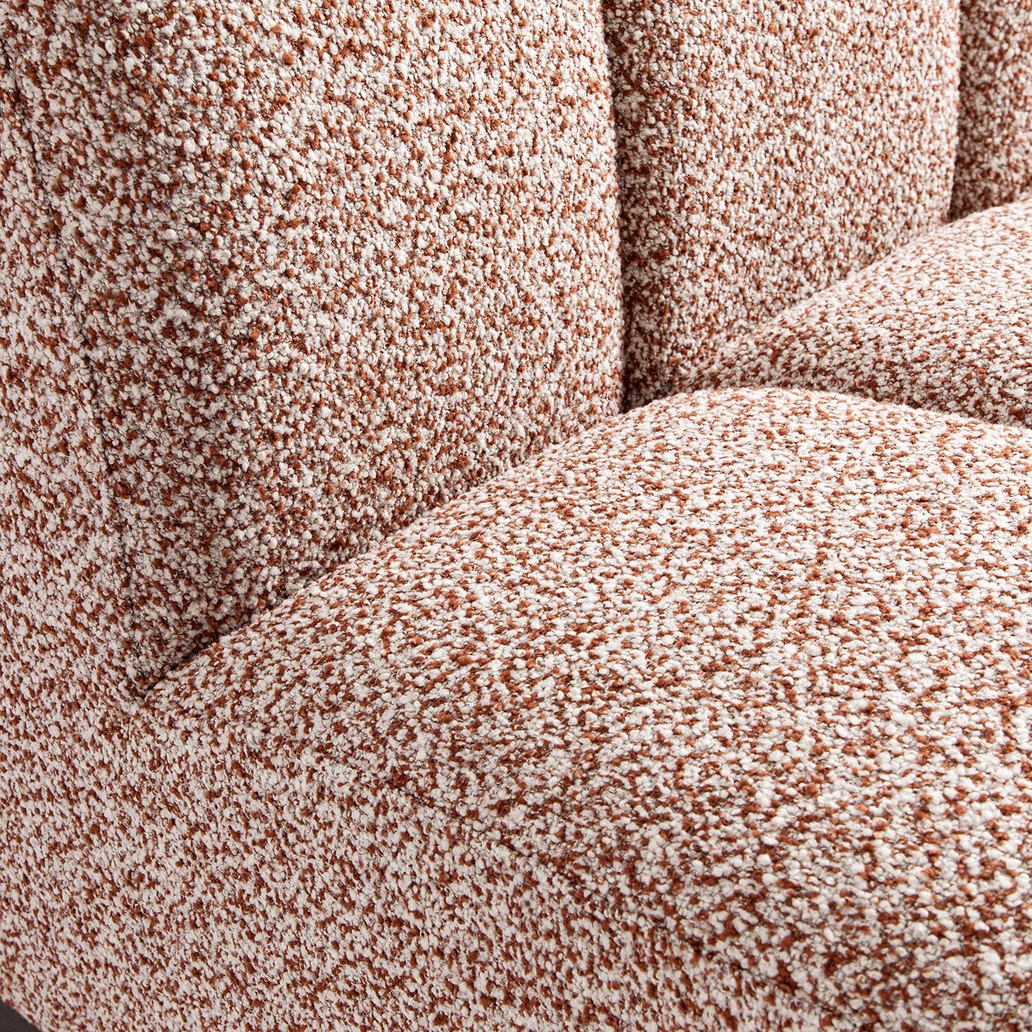 Granvia Musk Blush Boucle Modular Sofa, 1-Seater Armless Sofa - Image 14