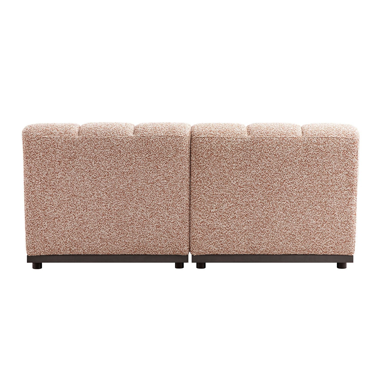 Granvia Musk Blush Boucle Modular Sofa, 2-Seater Sofa - Image 12