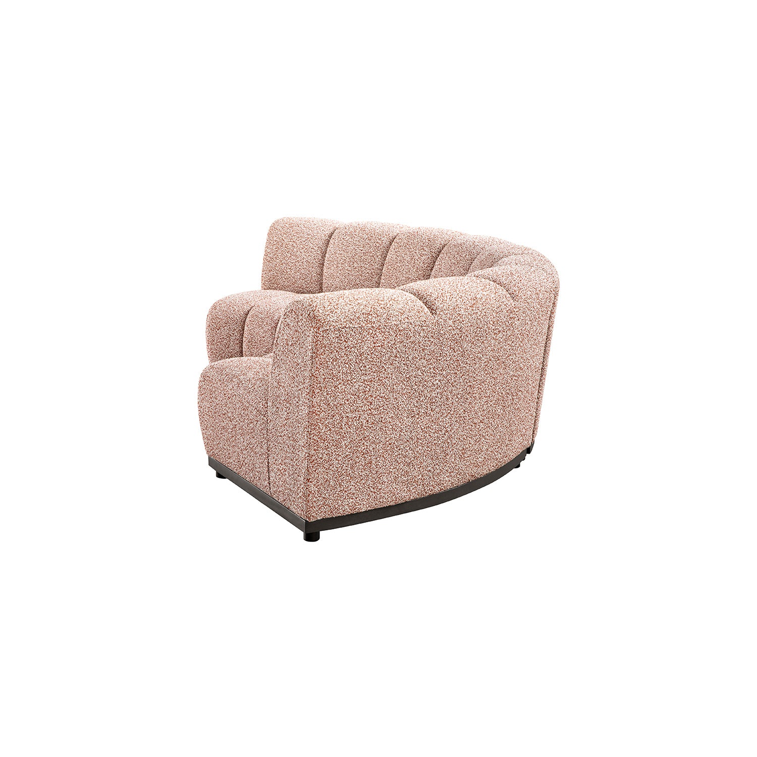 Granvia Musk Blush Boucle Modular Sofa, 3-Seater Curved Sofa - Image 13
