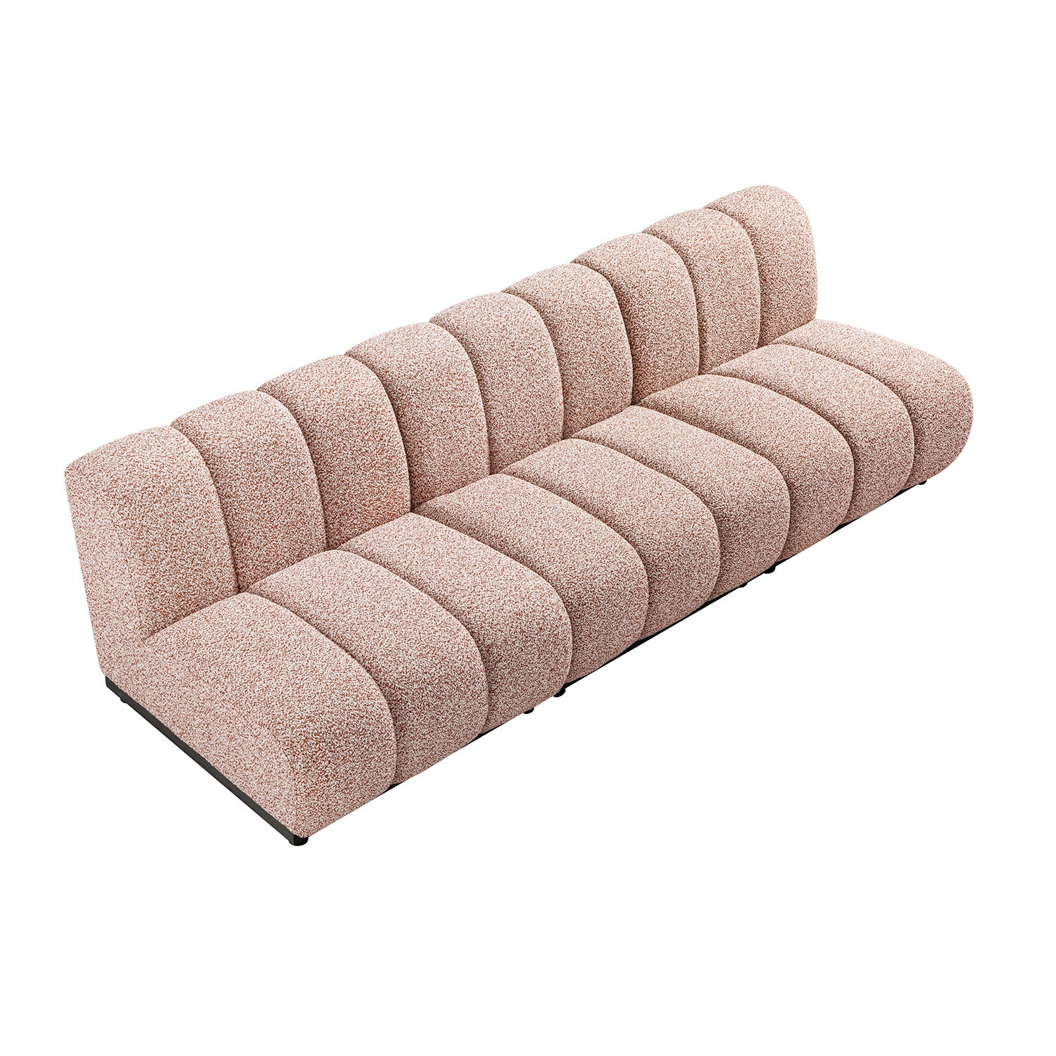 Granvia Musk Blush Boucle Modular Sofa, 3-Seater Sofa - Image 9