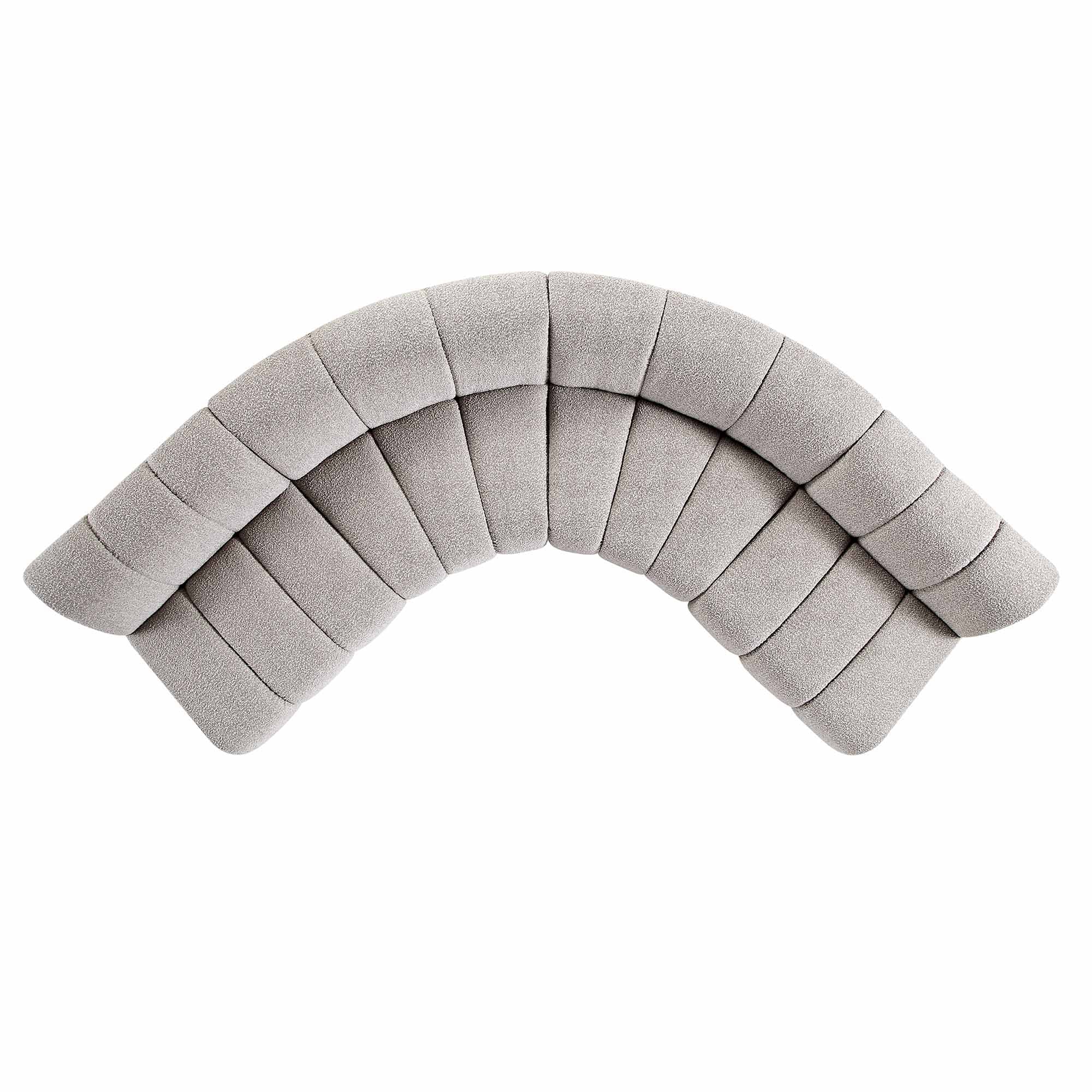Granvia Taupe Boucle Modular Sofa, 4-Seater Large Corner Sofa - Image 3