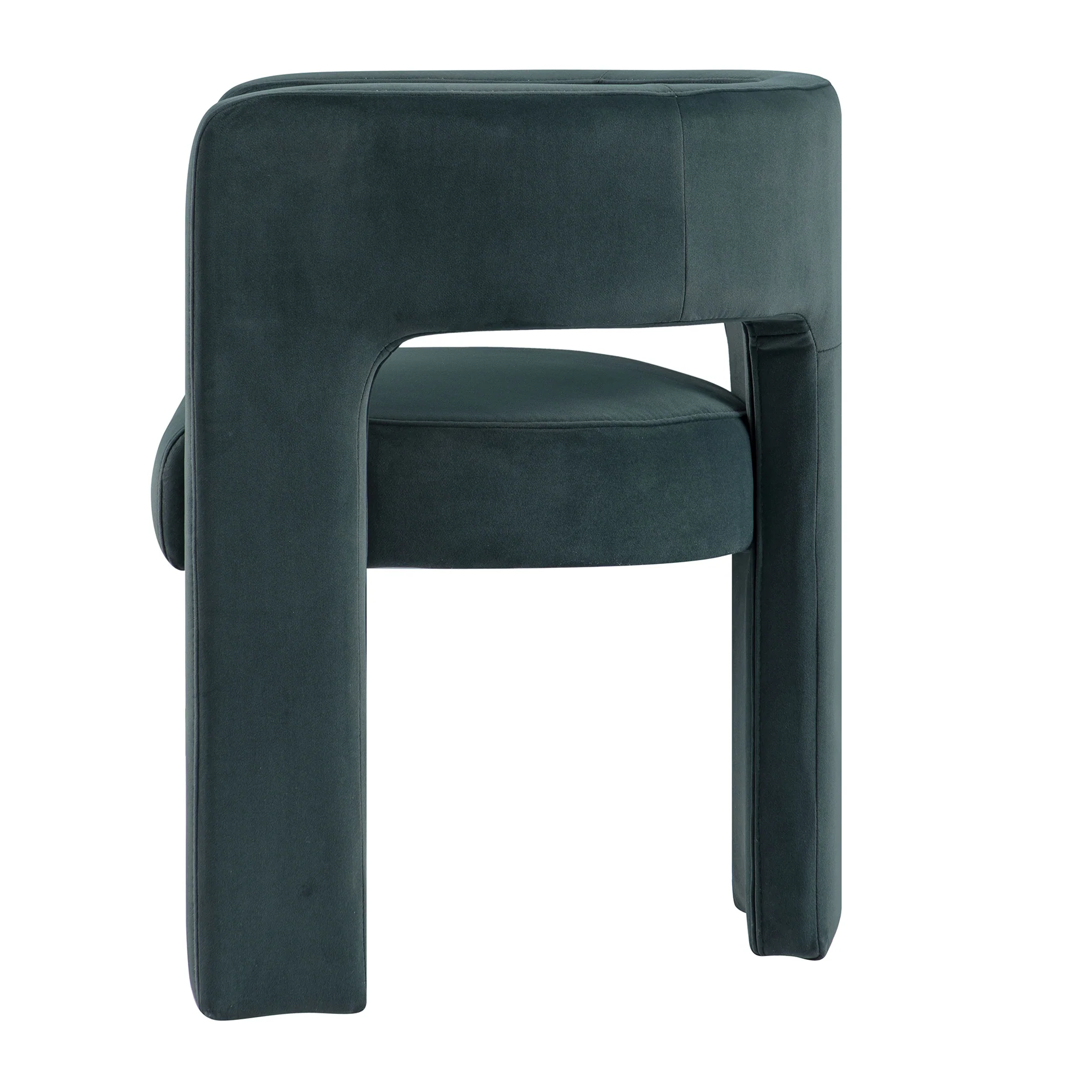 Greenwich Aegean Blue Velvet Dining Chair - Image 11
