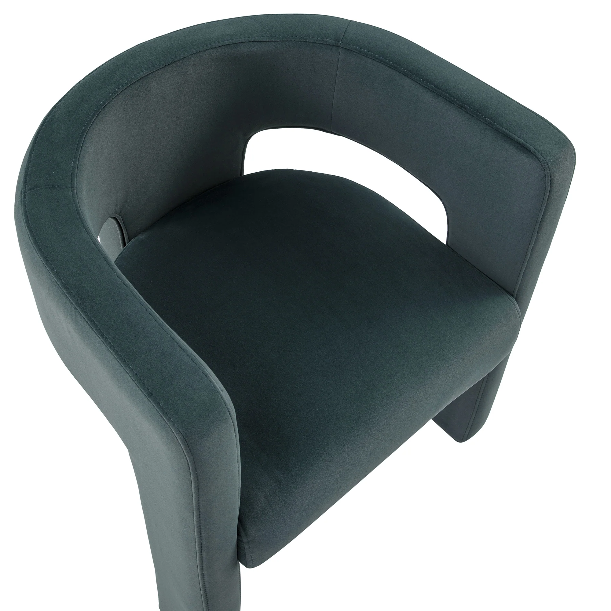 Greenwich Aegean Blue Velvet Dining Chair - Image 13