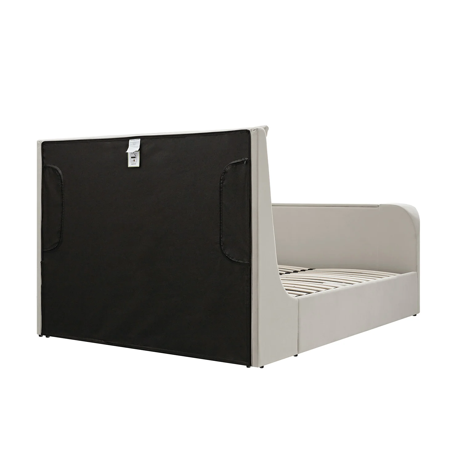 Hadley Champagne Velvet Ottoman TV Bed - Image 19