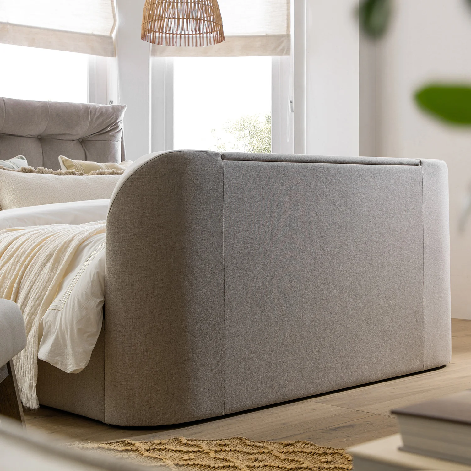 Hadley Stone Fabric Ottoman TV Bed - Image 8
