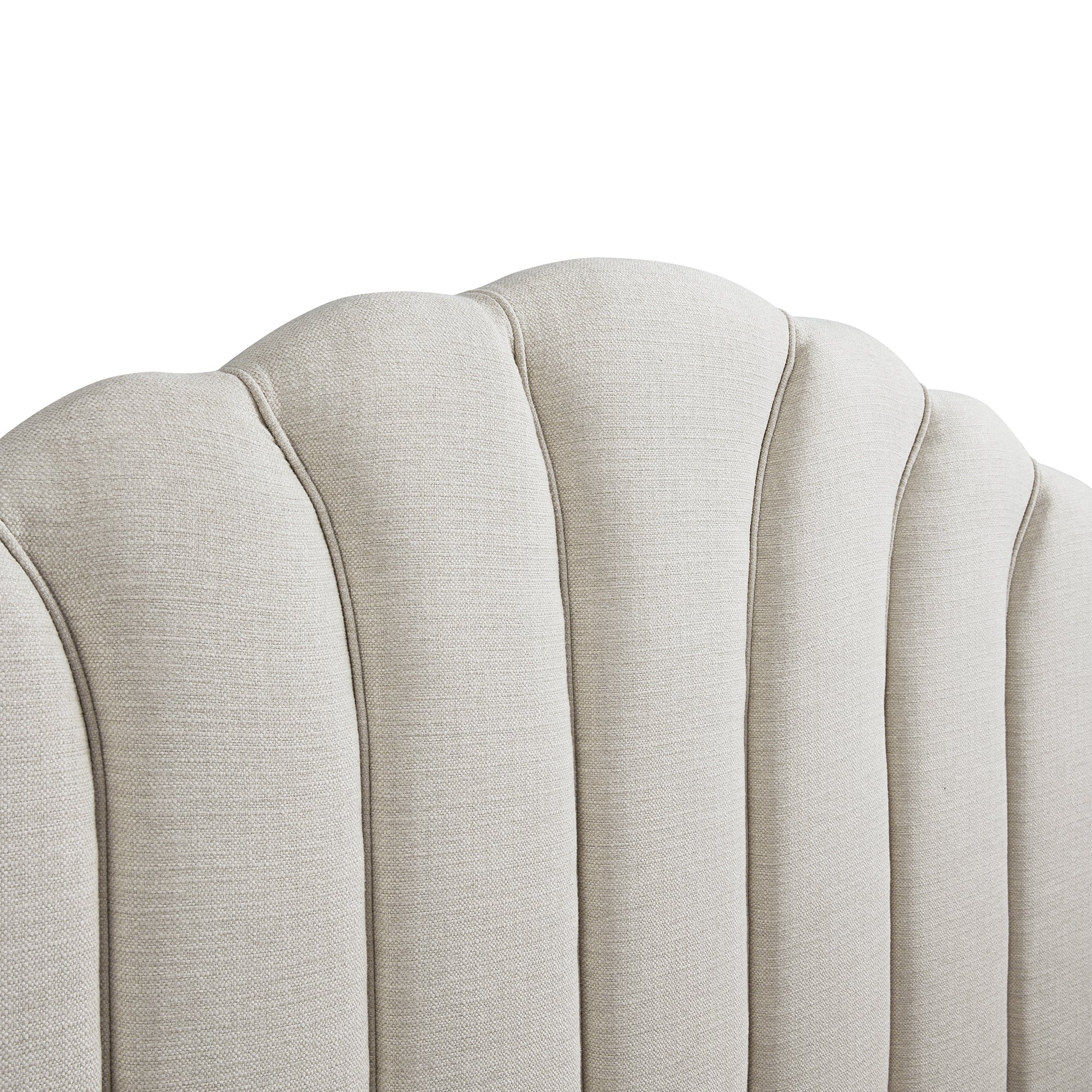 Hana Ottoman Storage Bed, Ivory Weave Fabric - Image 15