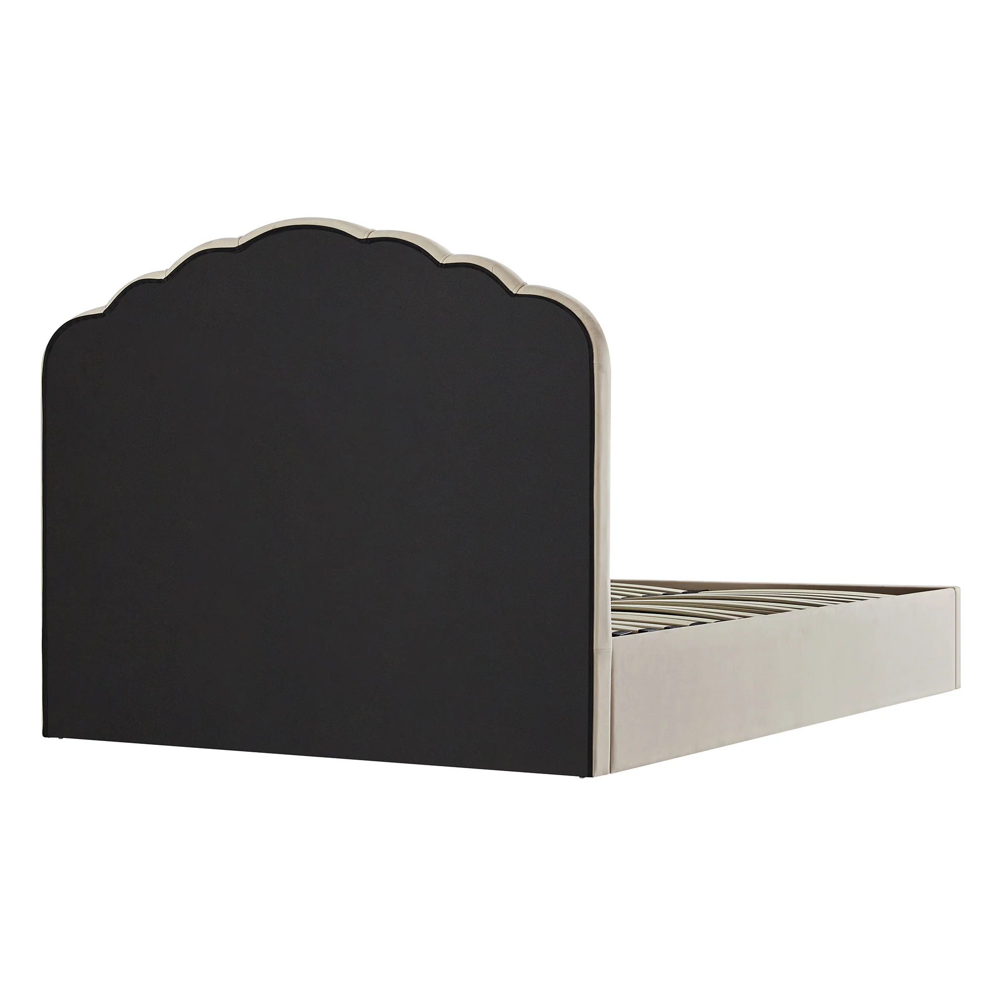 Hana Ottoman Storage Bed, Warm Stone Velvet - Image 13
