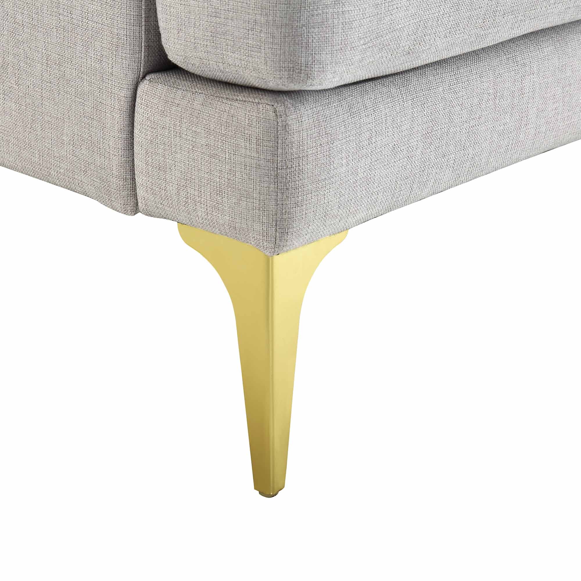 Haven Grey Fabric 3-Seater Sofa - Image 14