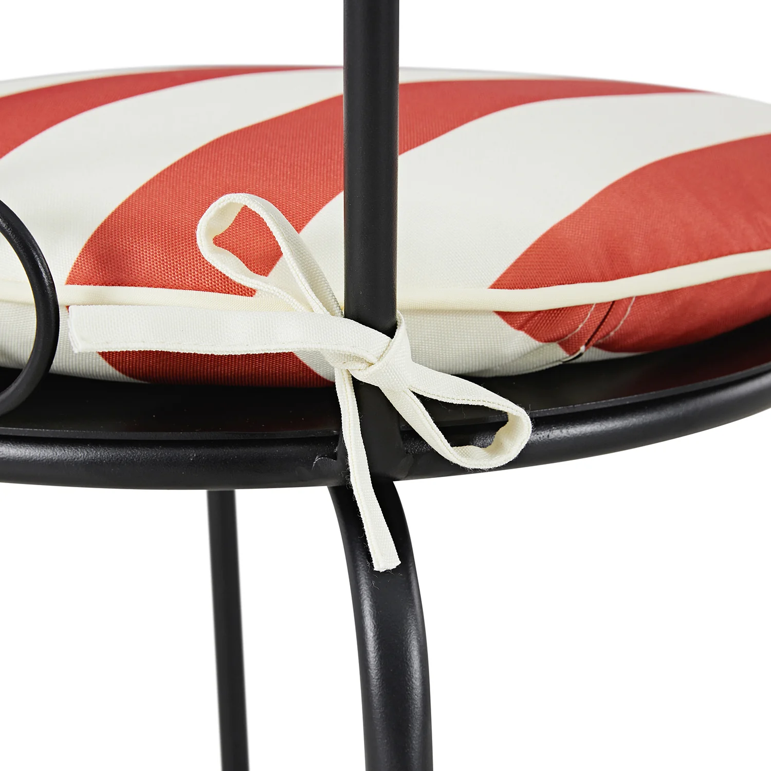 Haymes Metal Indoor and Outdoor Bistro Set, Scarlet Stripe - Image 17
