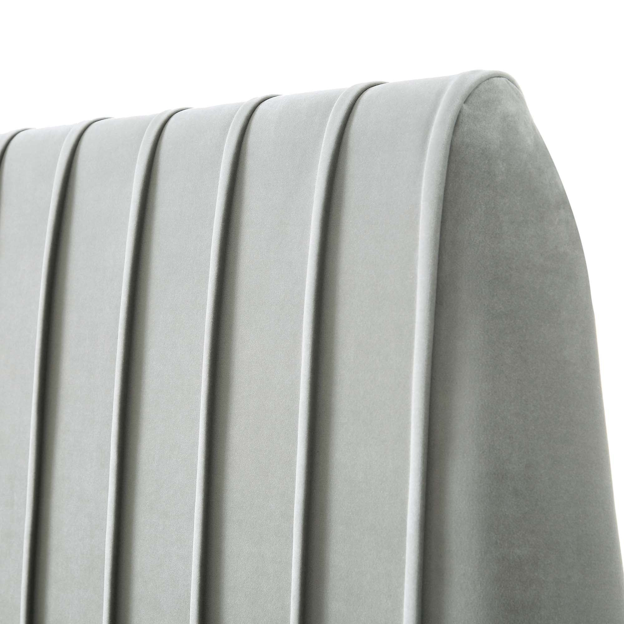 Helia Pleated Ottoman Storage Bed, Silver Grey Velvet - Image 13
