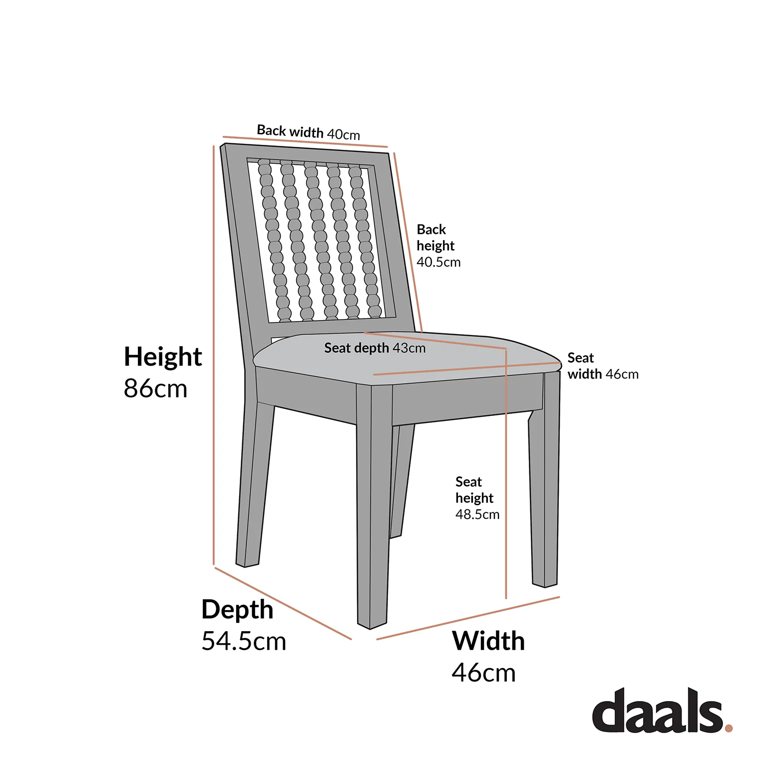 Hemingford Set of 2 Rust Velvet Bobbin Spindle Washed Oak Dining Chairs - Image 8