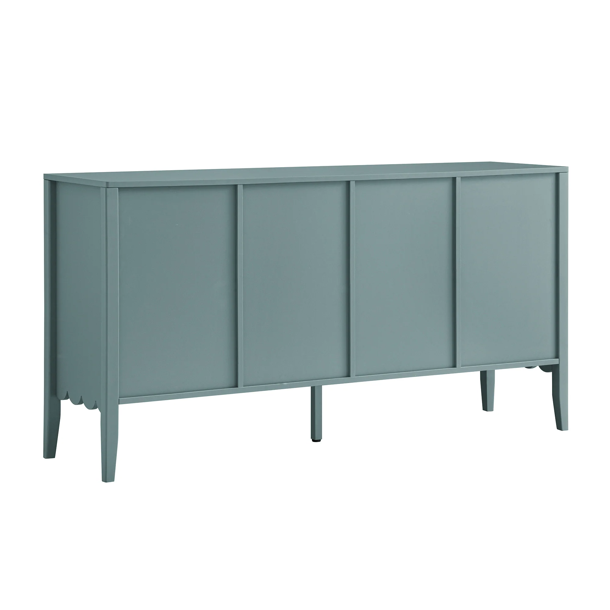 Henley Scalloped Edge 150cm Wide Sideboard, Blue Spruce - Image 14