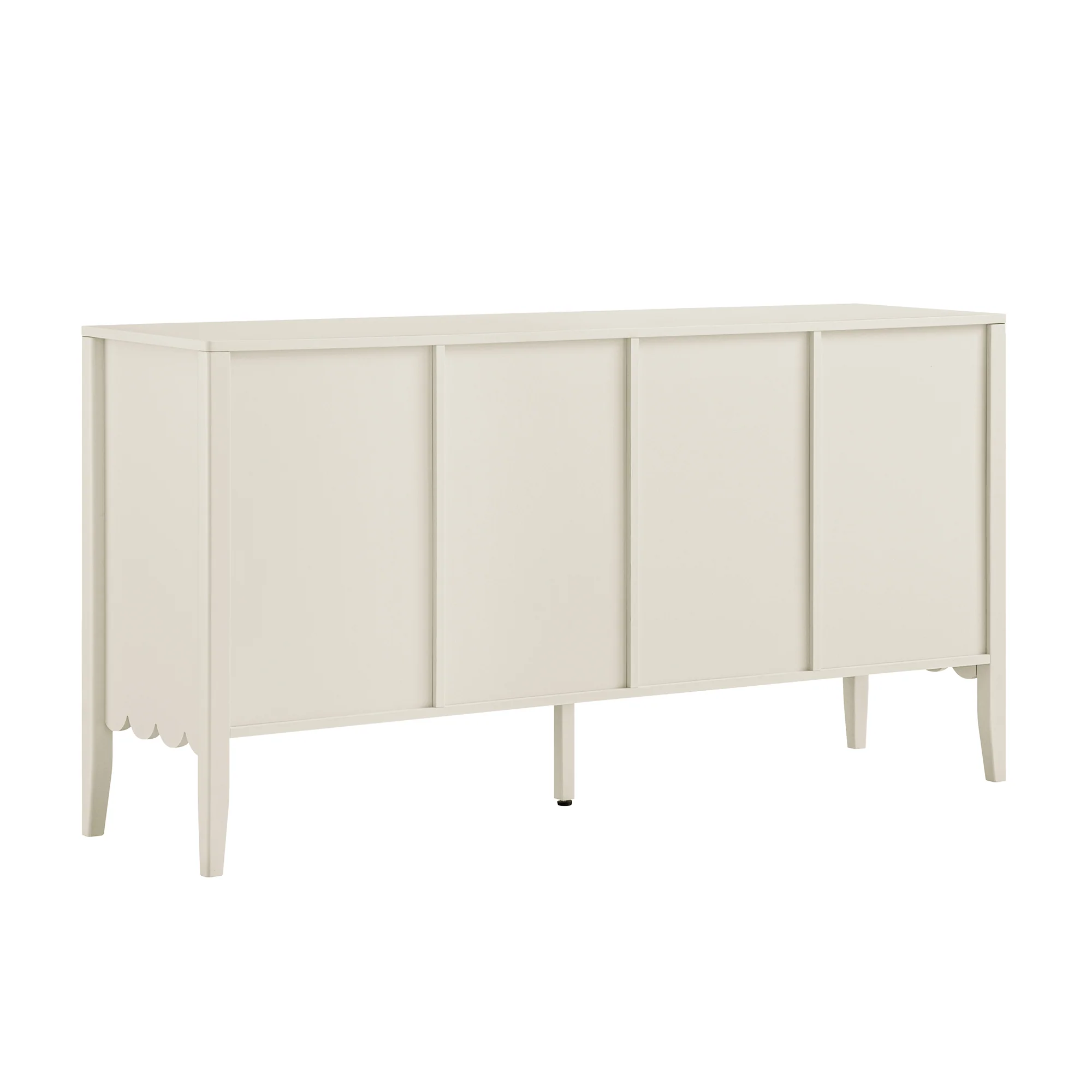 Henley Scalloped Edge 150cm Wide Sideboard, Light Sand - Image 13