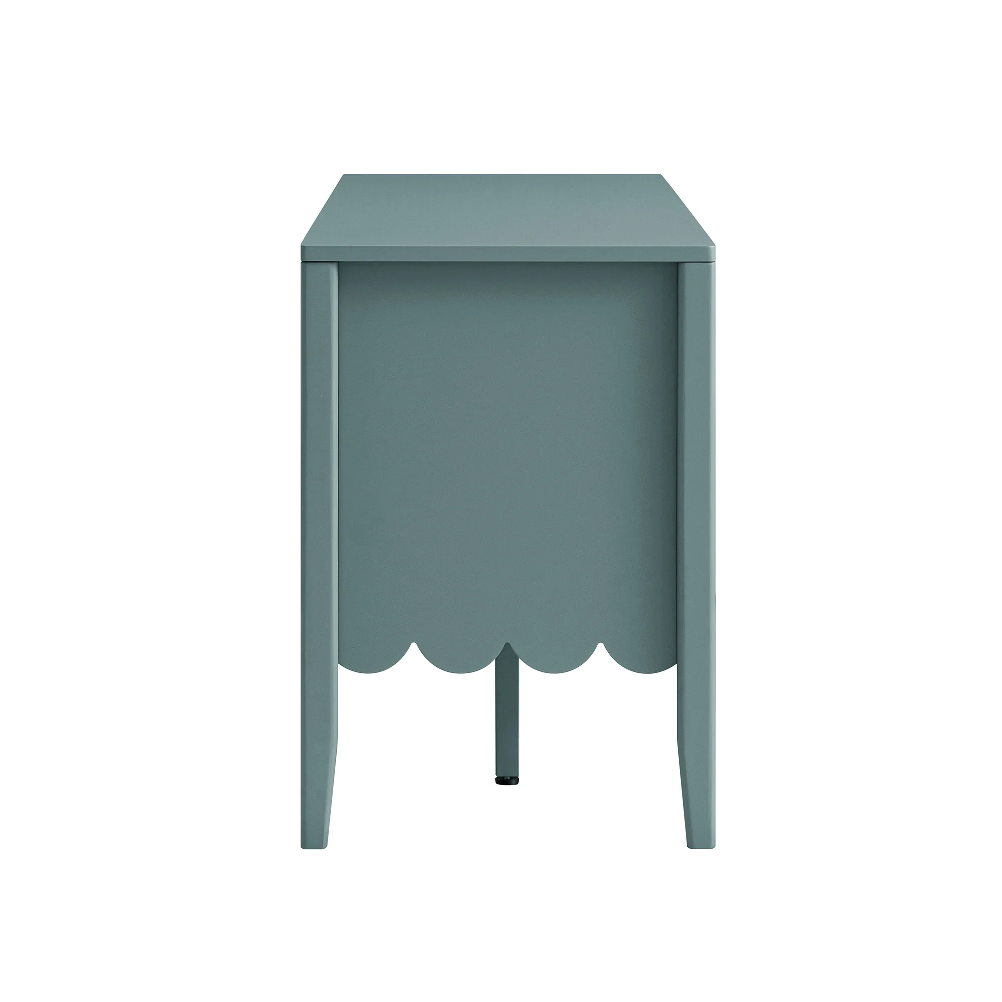 Henley Scalloped Edge 150cm Wide TV Unit, Blue Spruce - Image 8