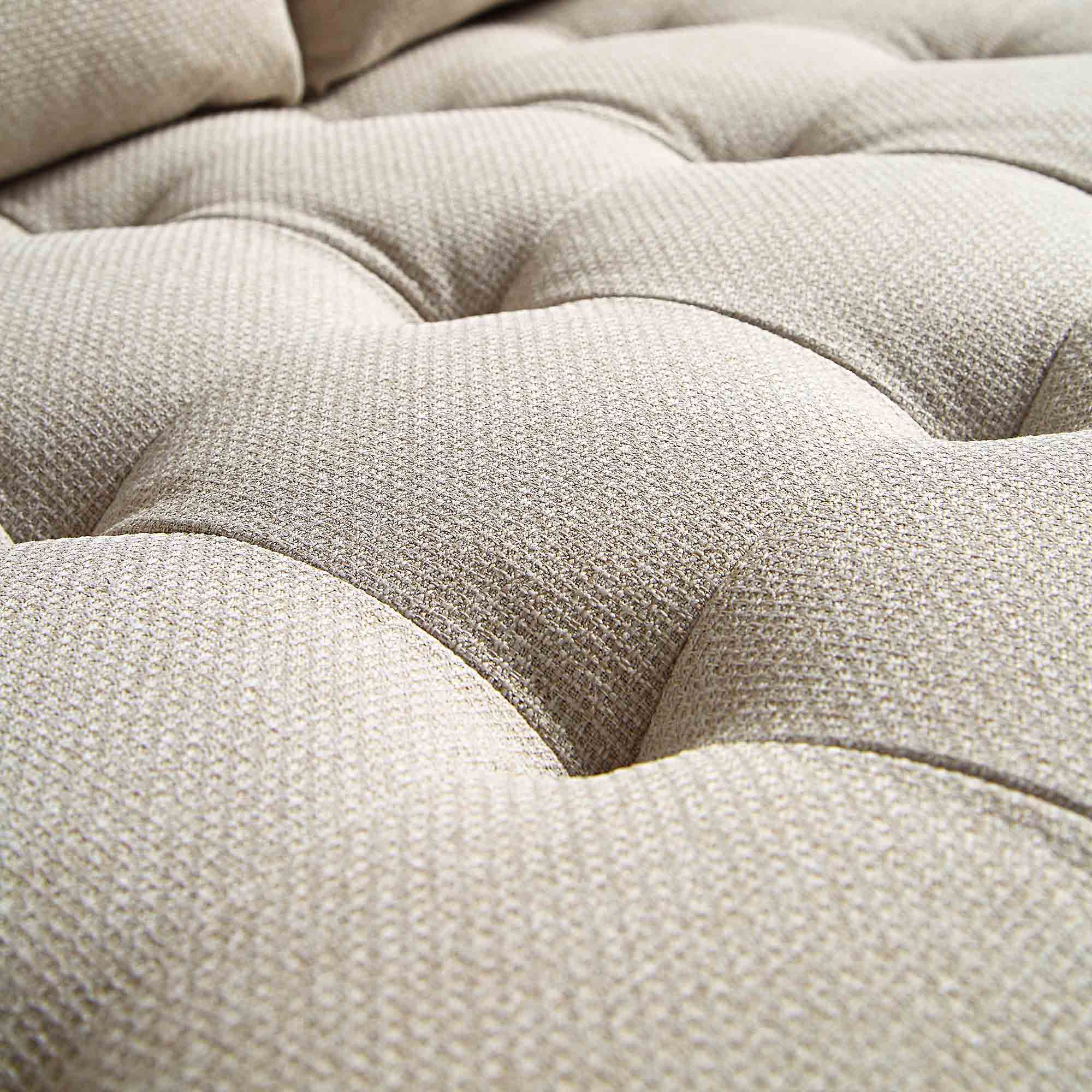 Henrietta 2-Seater Sofa, Beige Woven Fabric - Image 15