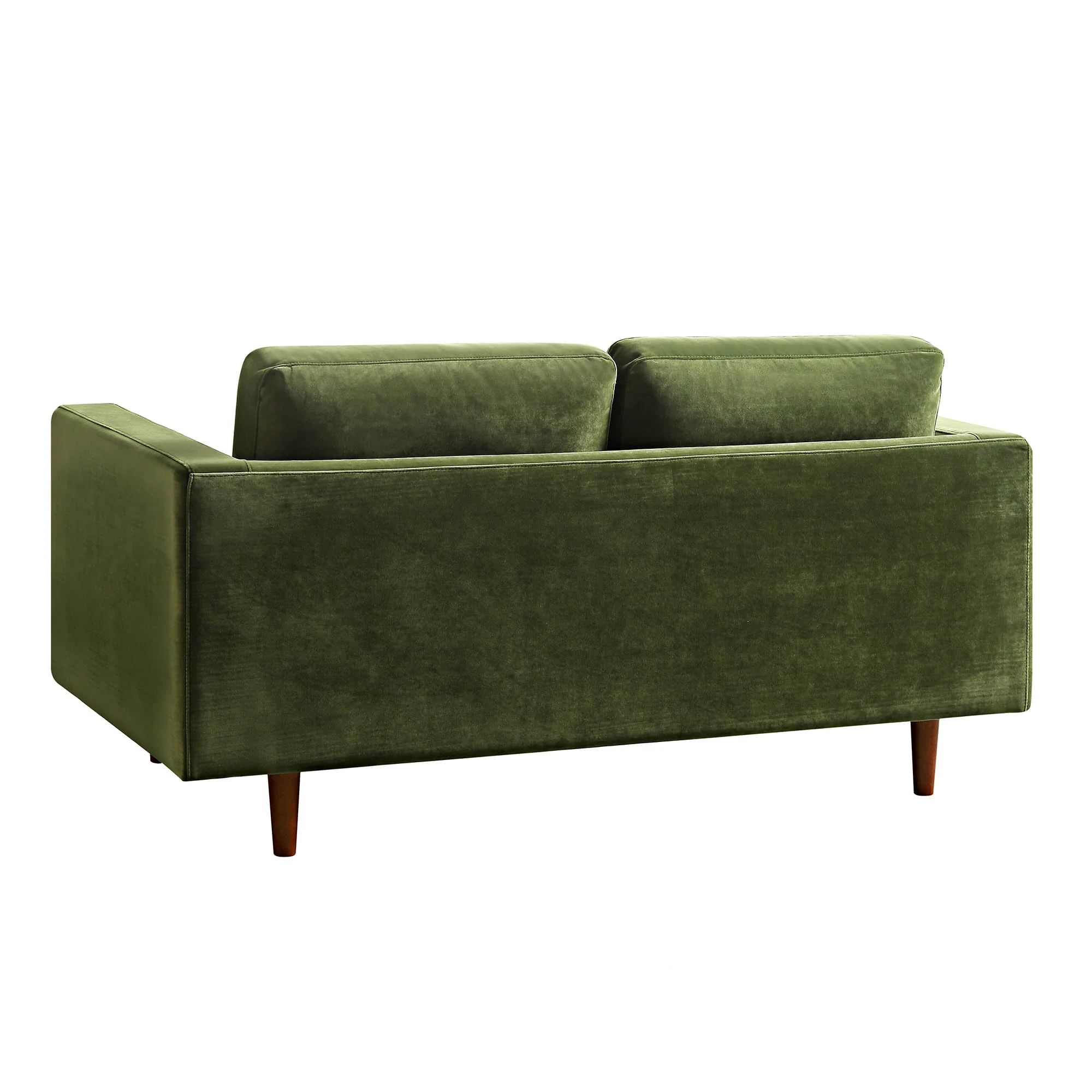 Henrietta 2-Seater Sofa, Moss Green Velvet - Image 8
