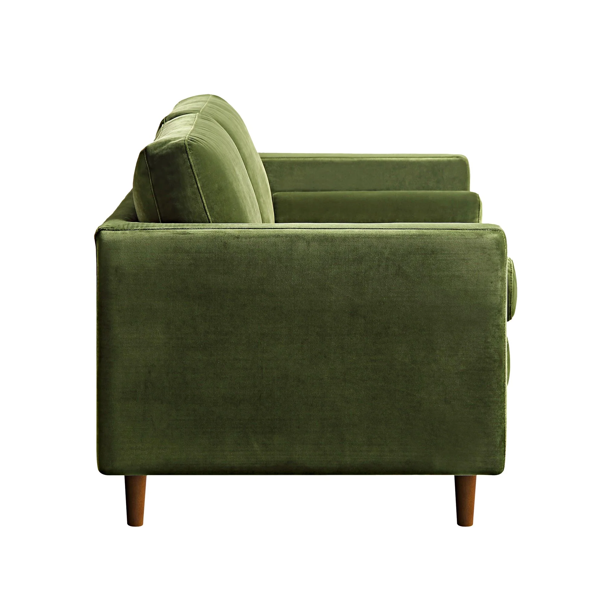 Henrietta 2-Seater Sofa, Moss Green Velvet - Image 9