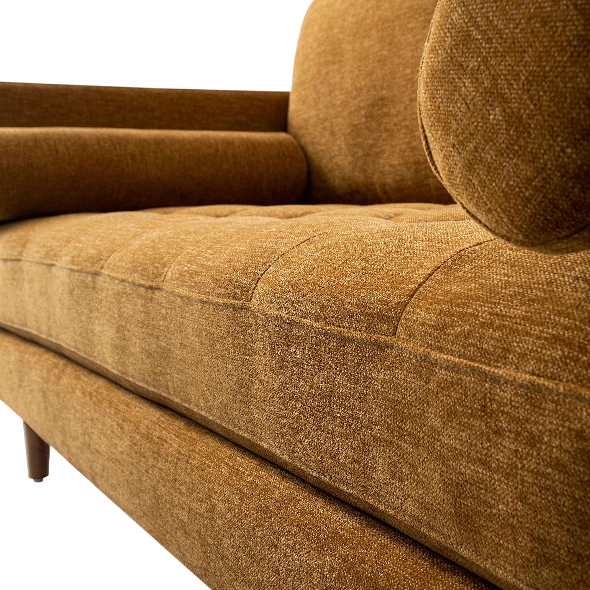 Henrietta 2-Seater Sofa, Spiced Honey Chenille - Image 16