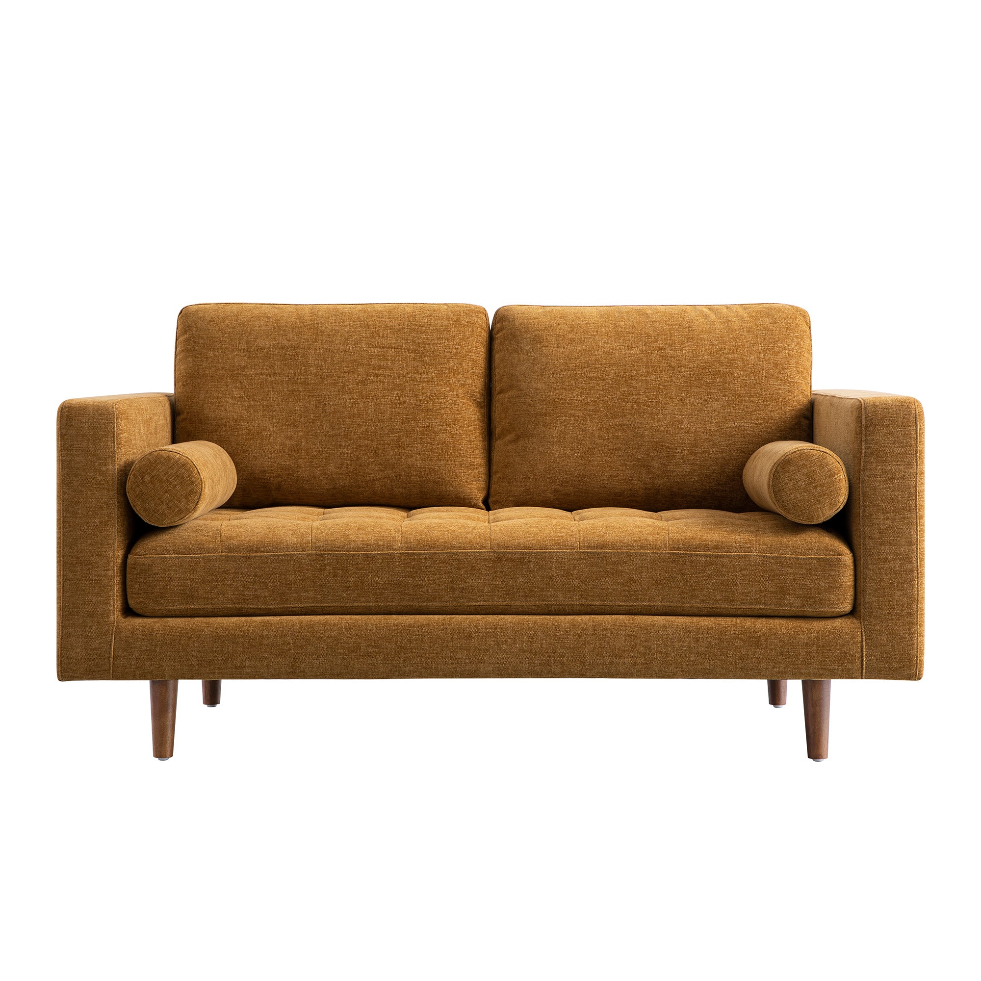 Henrietta 2-Seater Sofa, Spiced Honey Chenille - Image 7