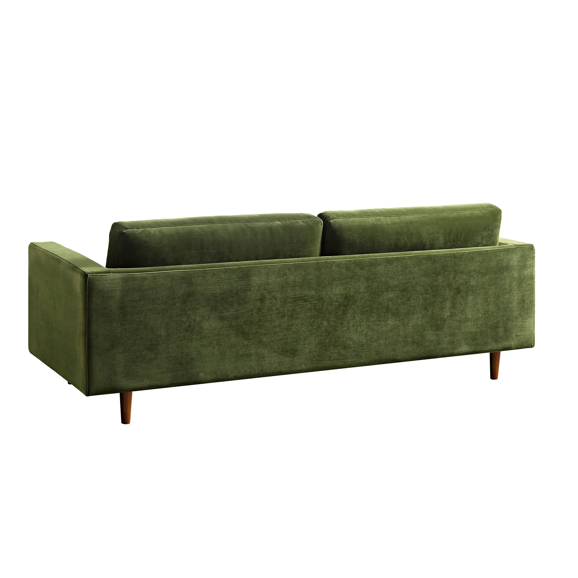 Henrietta Large 3-Seater Sofa, Moss Green Velvet - Image 10