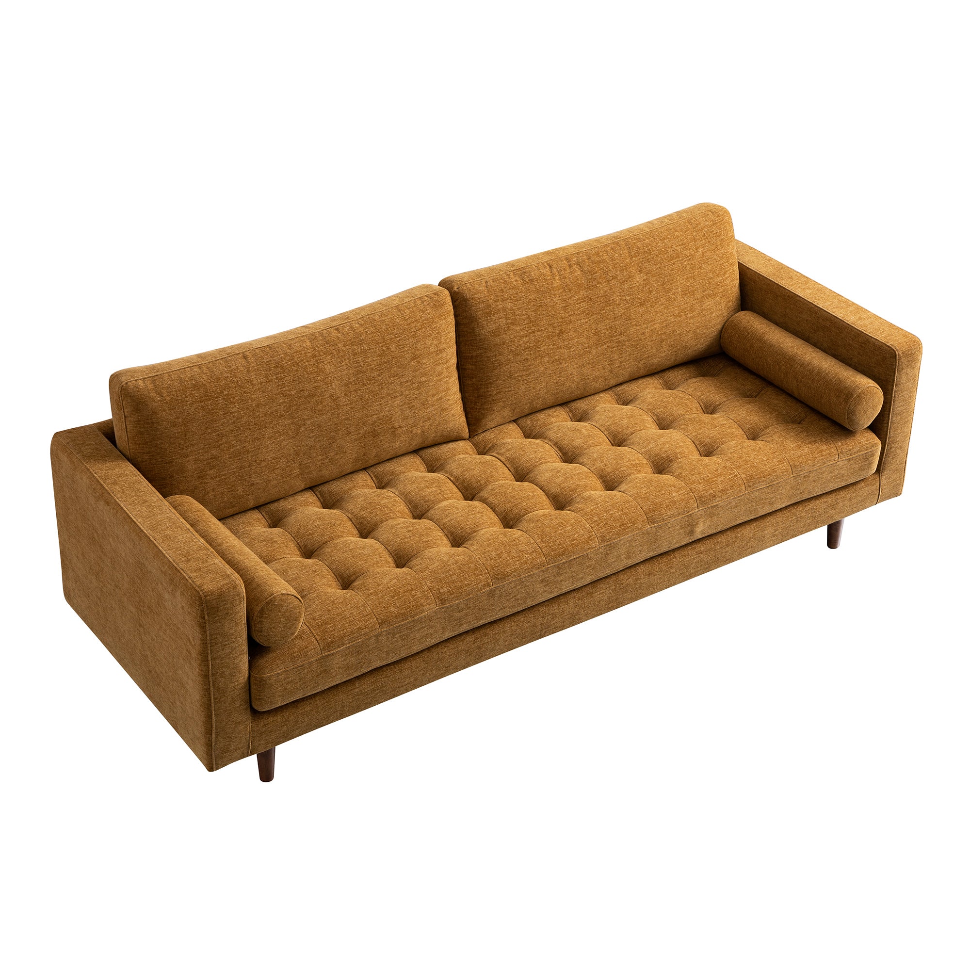 Henrietta Large 3-Seater Sofa, Spiced Honey Chenille - Image 10