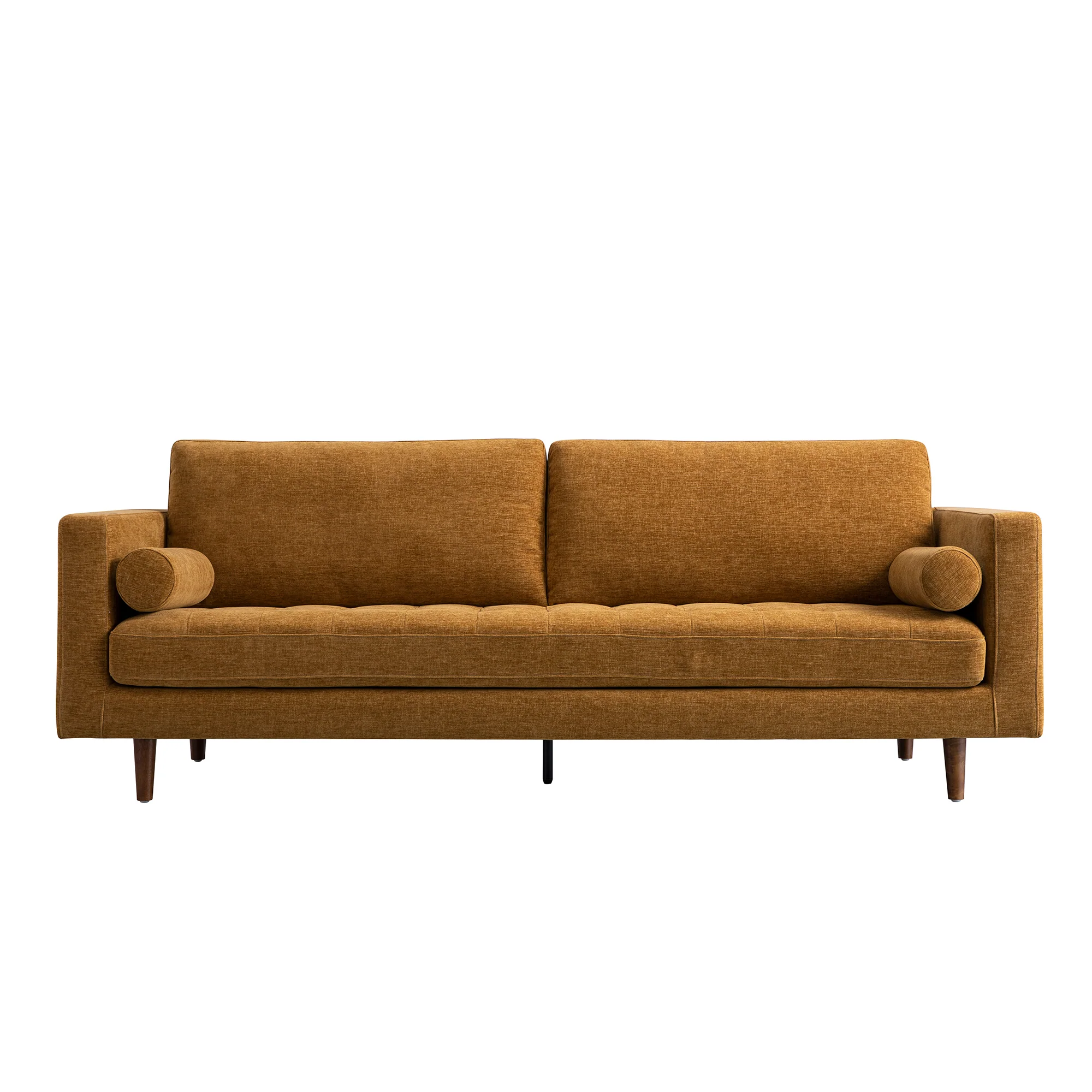 Henrietta Large 3-Seater Sofa, Spiced Honey Chenille - Image 7