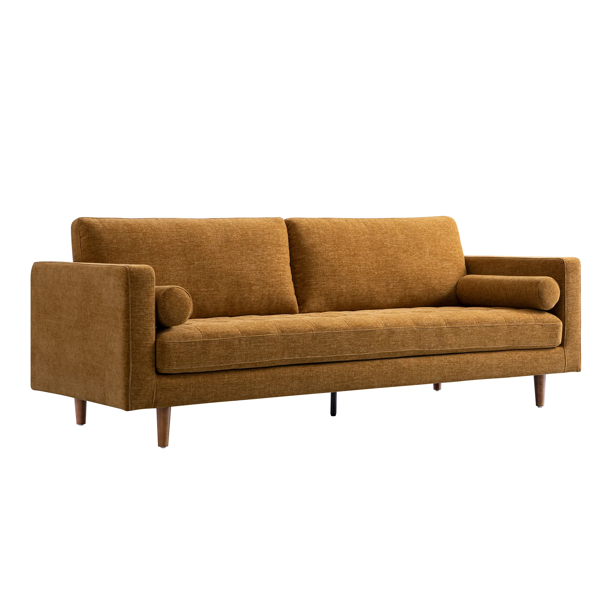 Henrietta Large 3-Seater Sofa, Spiced Honey Chenille - Image 8