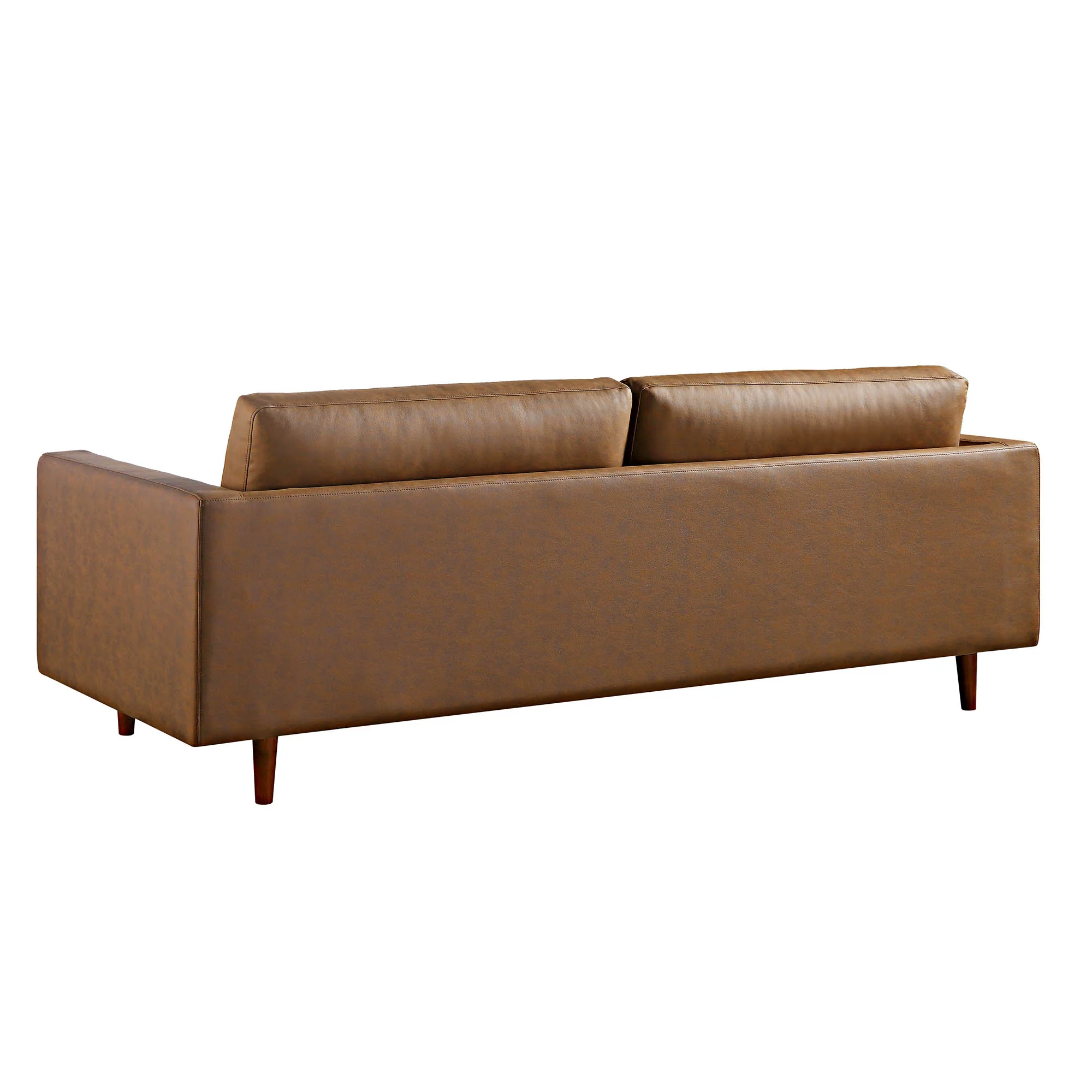 Henrietta Large 3-Seater Sofa, Tan Faux Suede - Image 9
