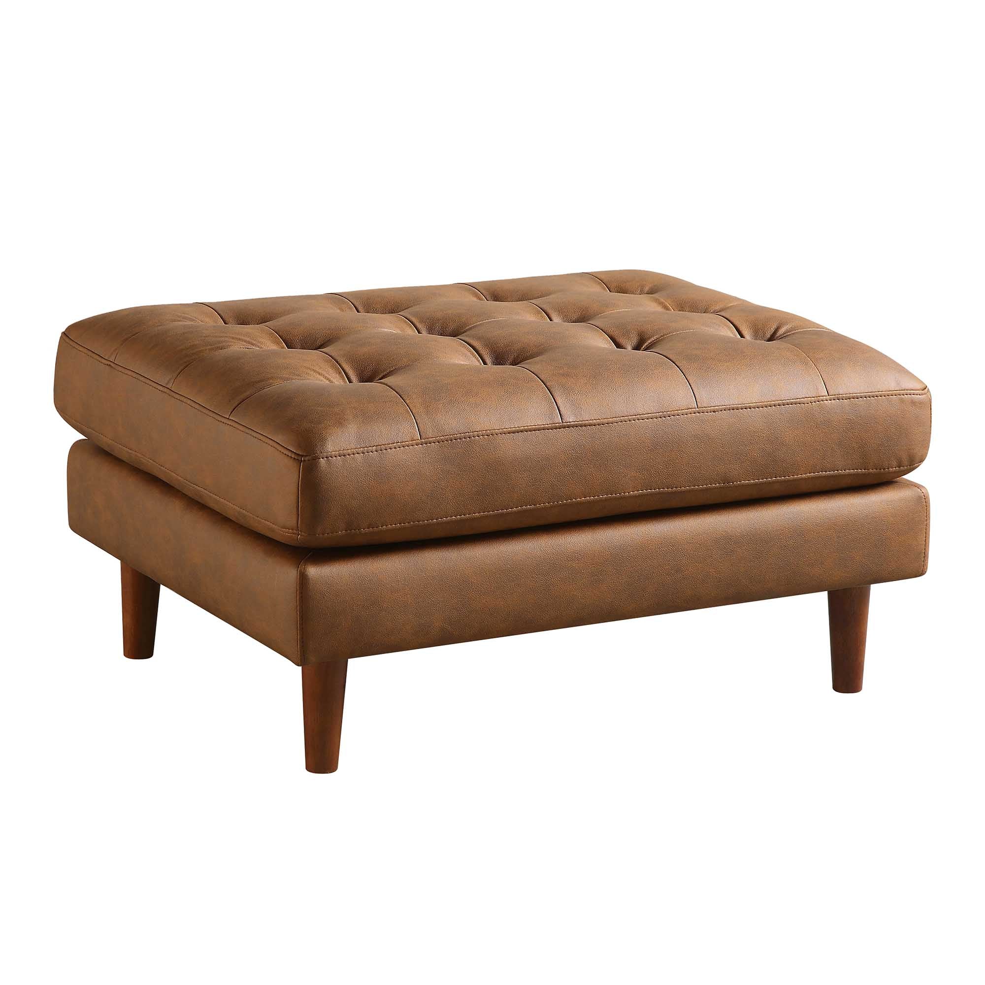 Henrietta Ottoman, Tan Faux Suede - Image 8