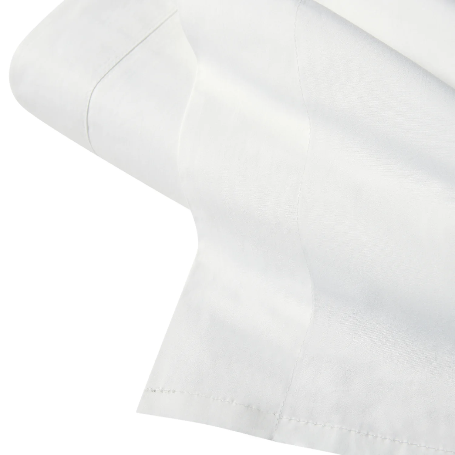 Hotel Collection 400 Thread Count Cotton Sateen Flat Sheet - White - Image 2