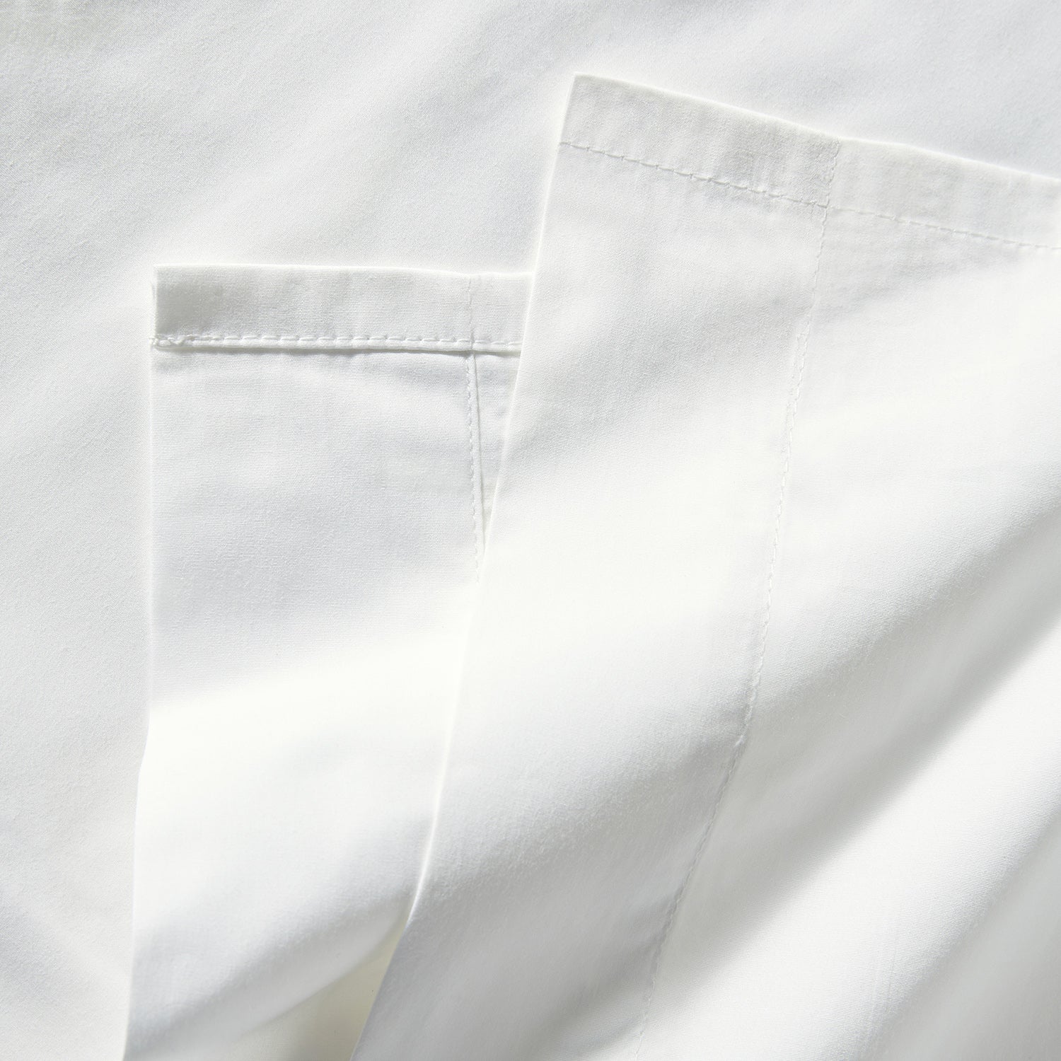 Hotel Collection 400 Thread Count Cotton Sateen Flat Sheet - White - Image 3