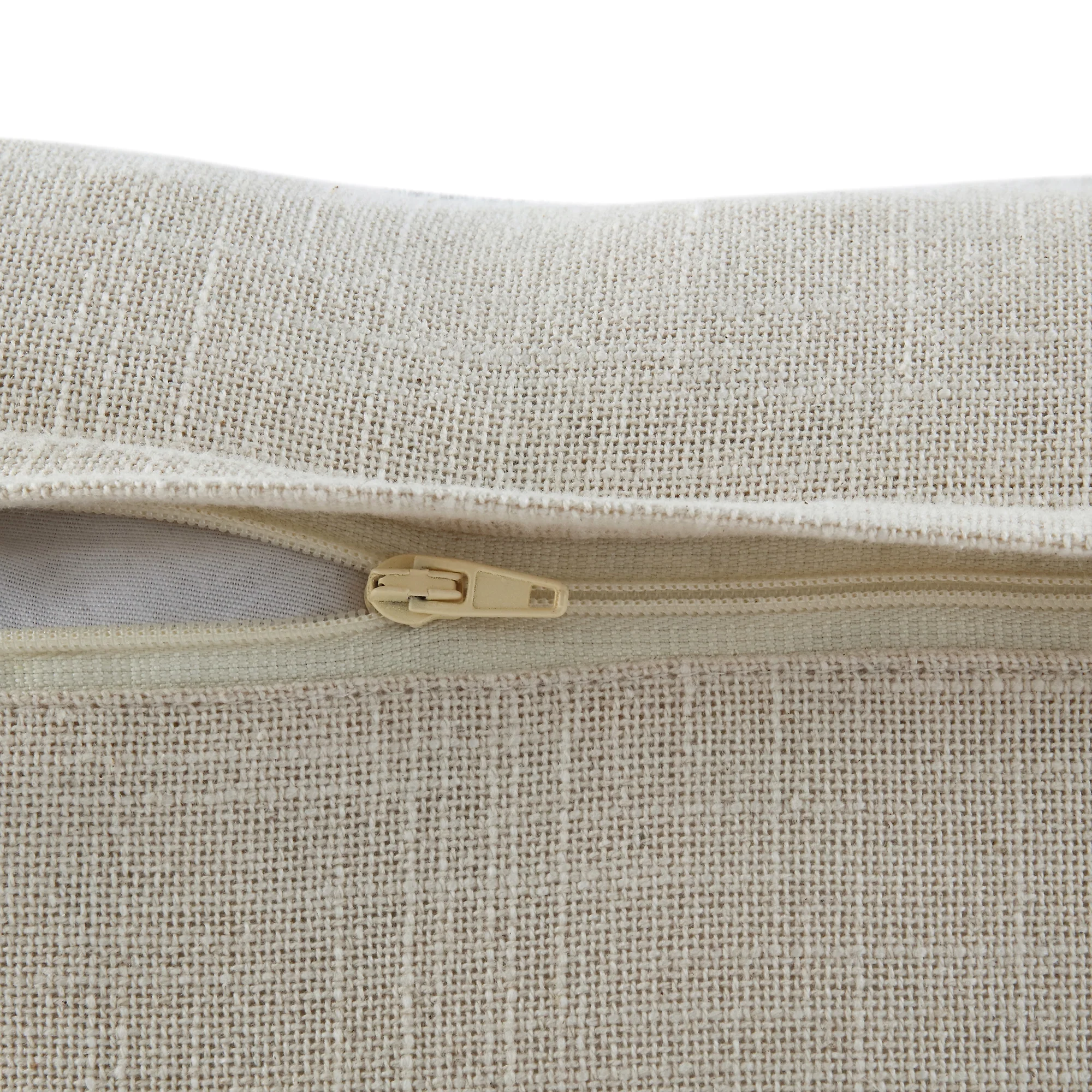 Ikat Collection Lunar Grey Hand Embroidered Cushion - Image 8