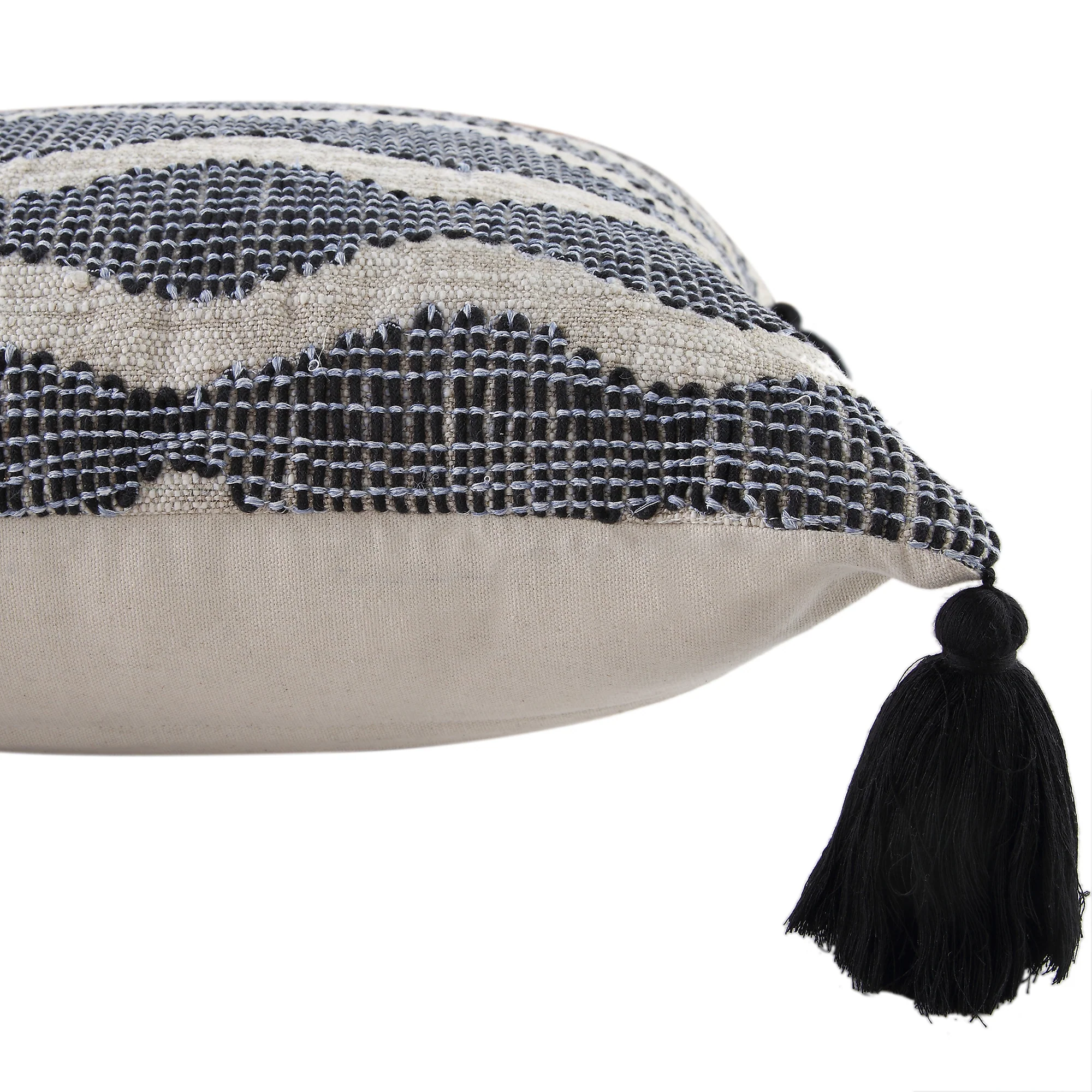 Indigo Collection Capri Navy Cord Cushion - Image 4
